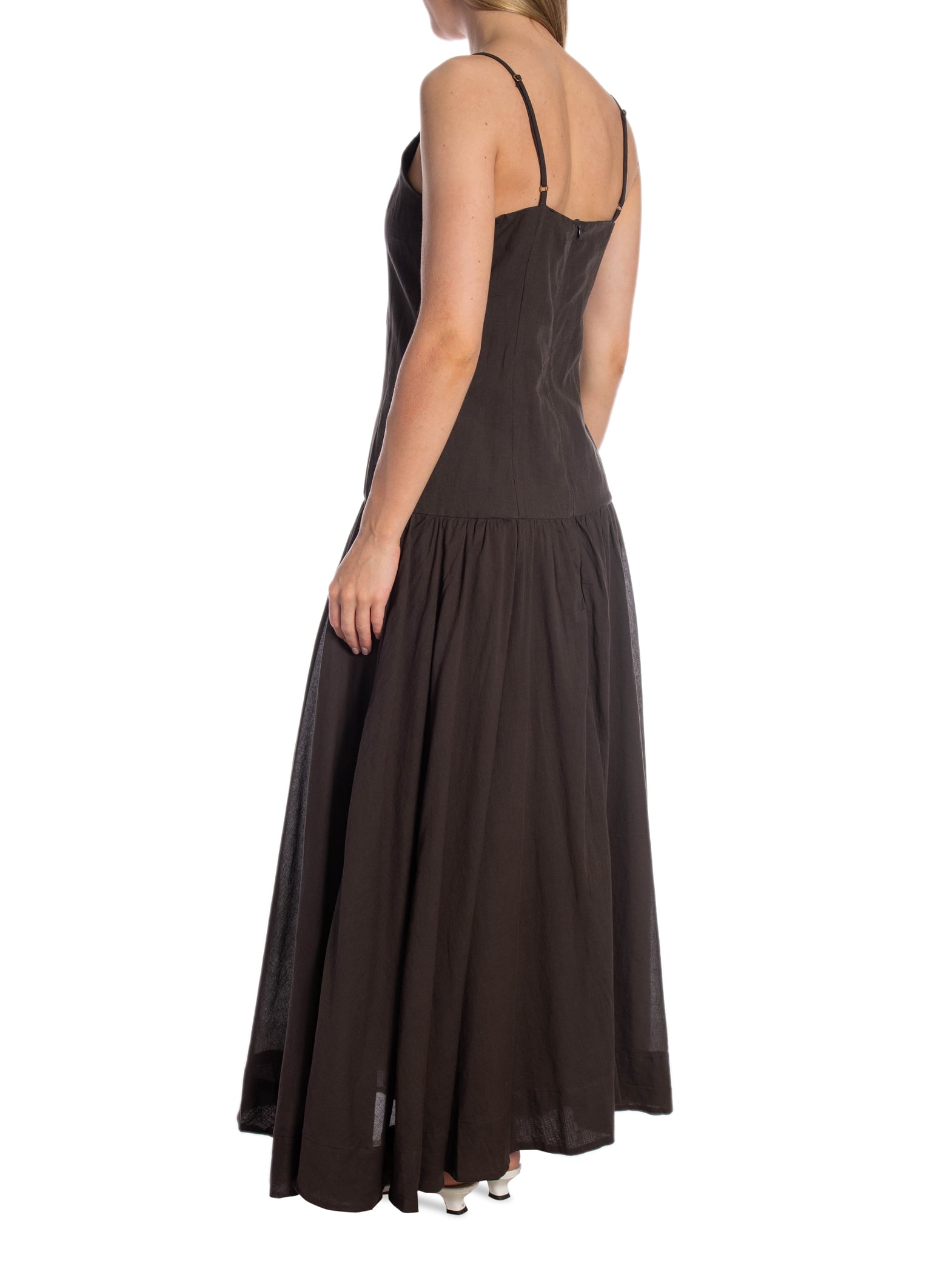 NEO NOIR KLÄNNING JACKIE S VOILE DARK BROWN_110794.jpg