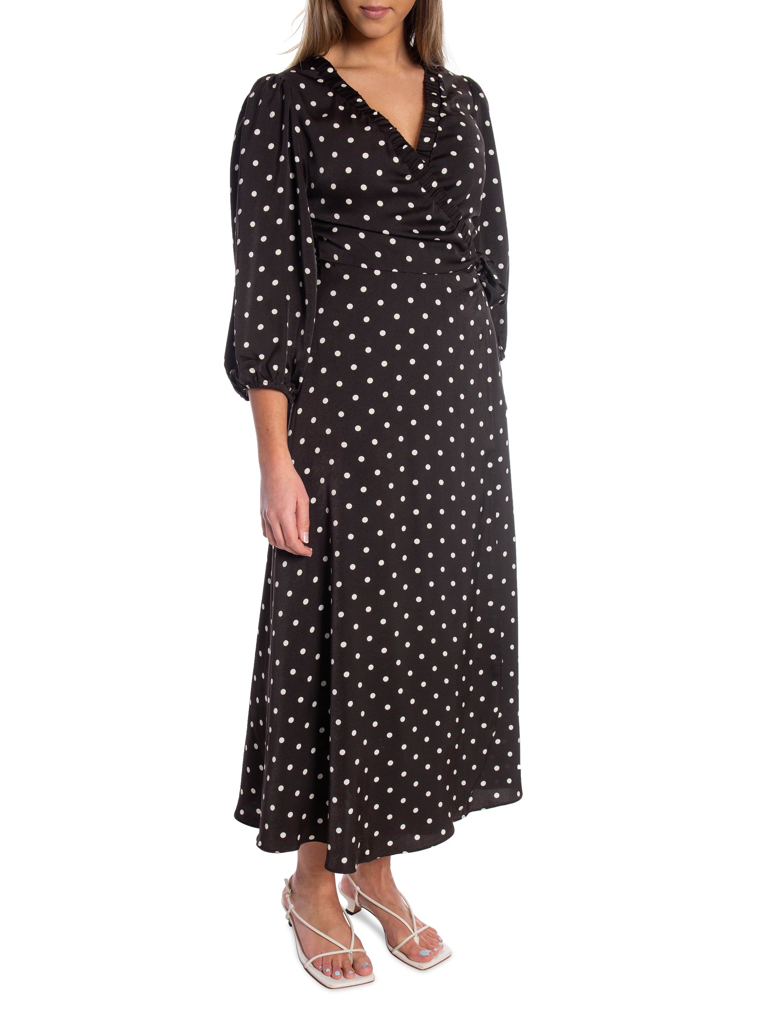 NEO NOIR KLÄNNING MALINGA DOT DARK BROWN_106371.jpg