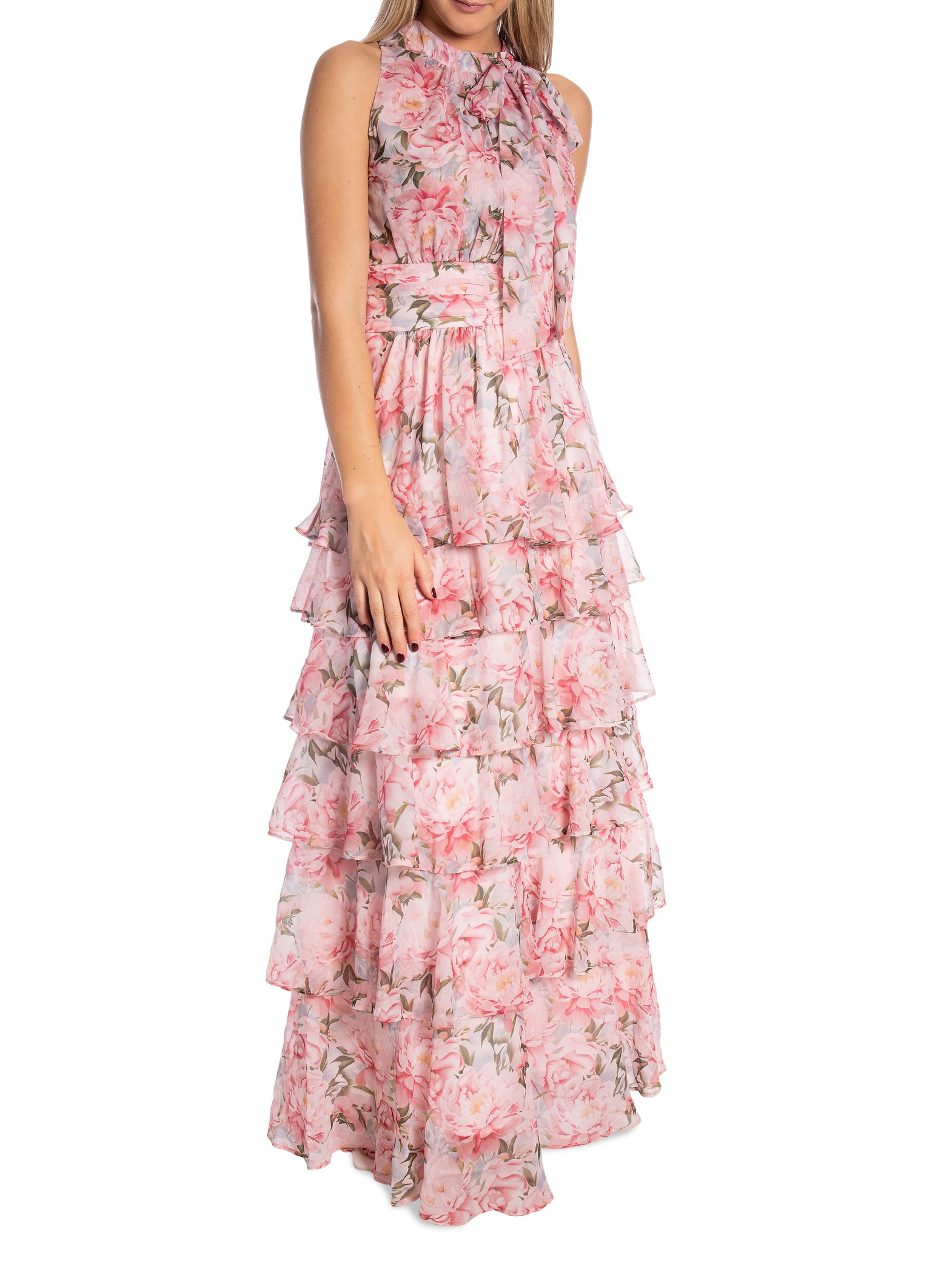 NEO NOIR KLÄNNING MARLI FLOWER CHIFFON ROSE_98897.jpg