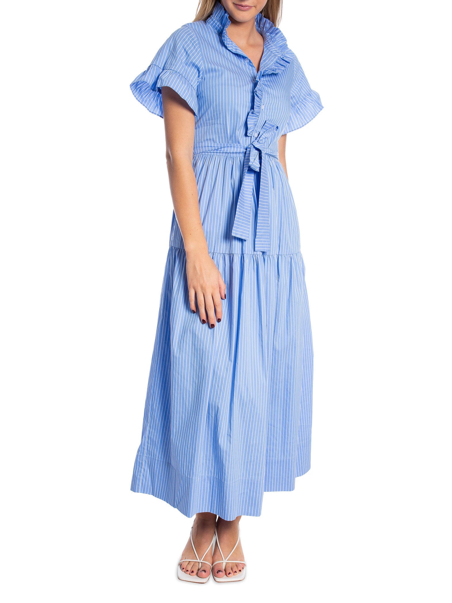 NEO NOIR KLÄNNING NELLIE STRIPE LIGHT BLUE _98093.jpg