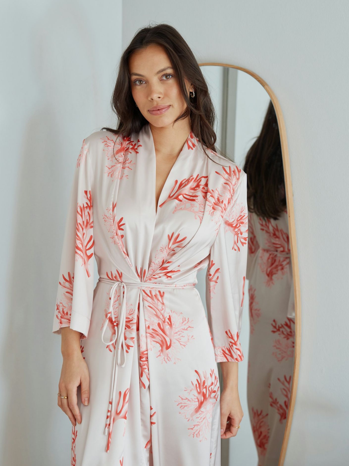NEO NOIR KLÄNNING SHANE CORAL WRAP CORAL_110738.jpg