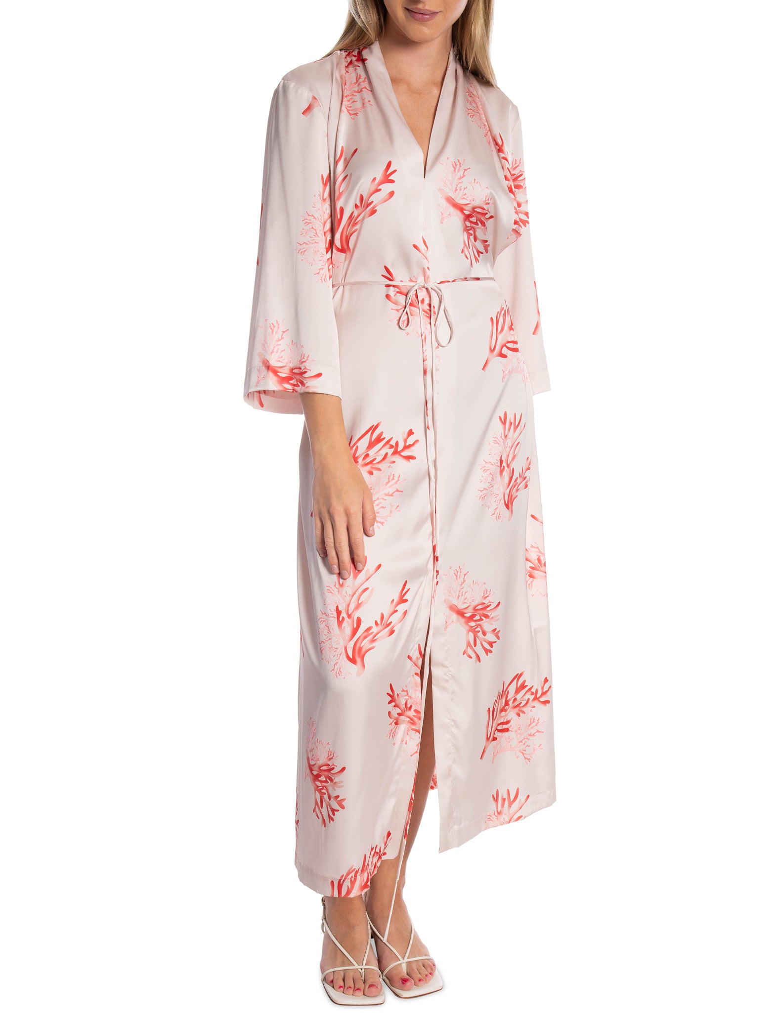 NEO NOIR KLÄNNING SHANE CORAL WRAP CORAL_111550.jpg