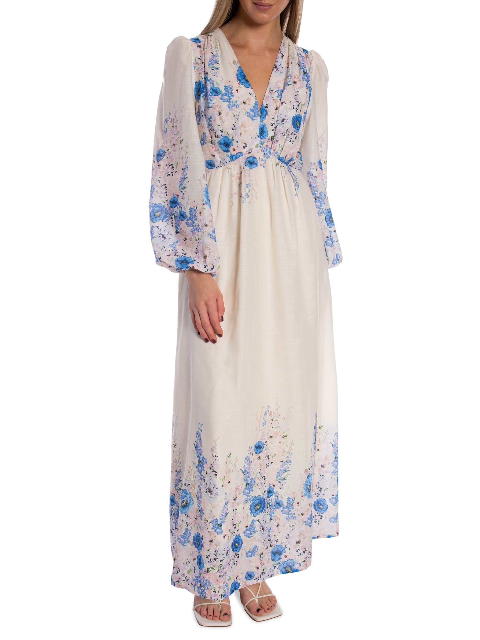 NEO NOIR KLÄNNING SILFI FLOWER PRINT BLUE_109442.jpg