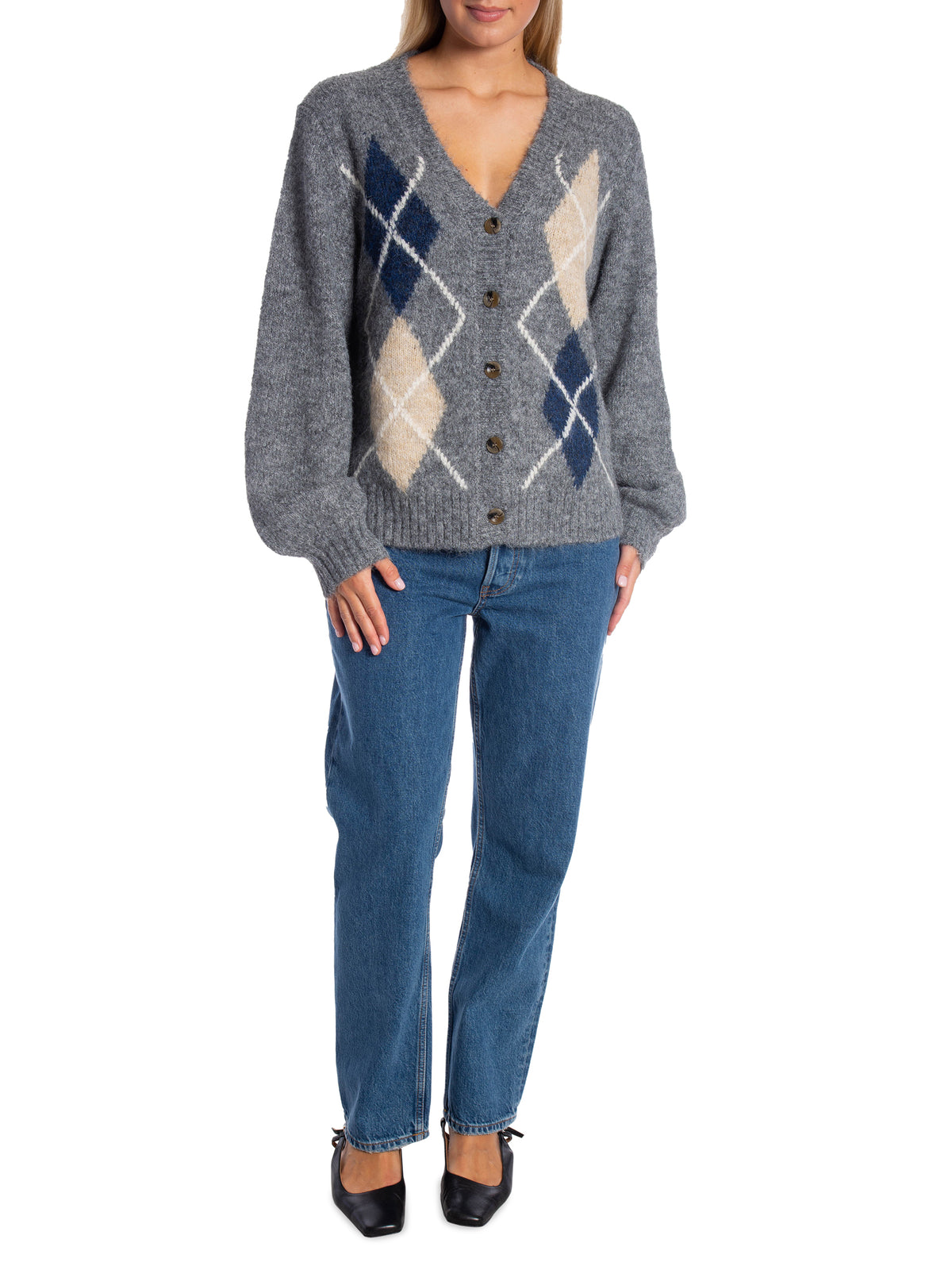 NEO NOIR KOFTA BELENEY SMALL CHECK FLUFF DARK GREY_113982.jpg