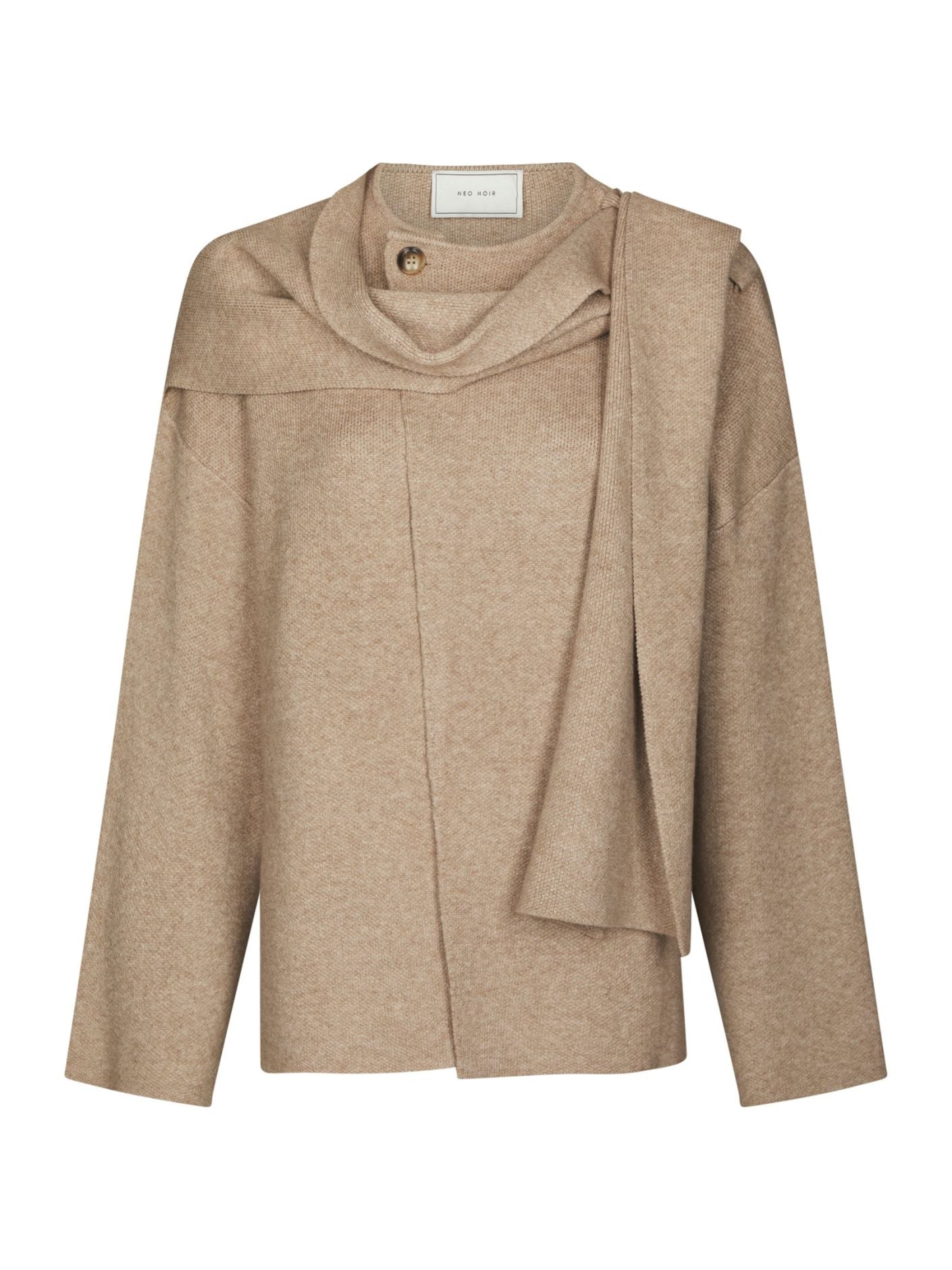 NEO NOIR KOFTA WALS KNIT SCARF BEIGE_111992.jpg
