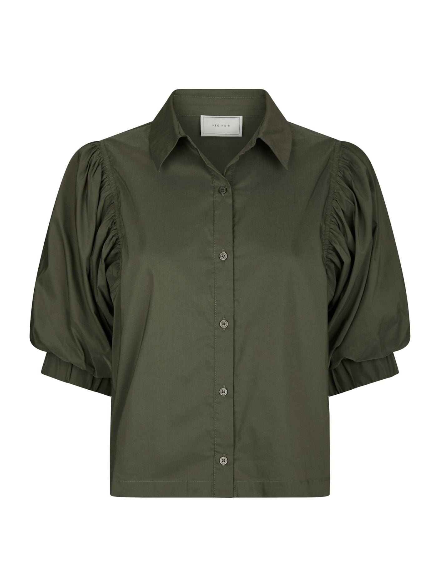NEO NOIR SKJORTA ETTA POPLIN ARMY_109582.jpg