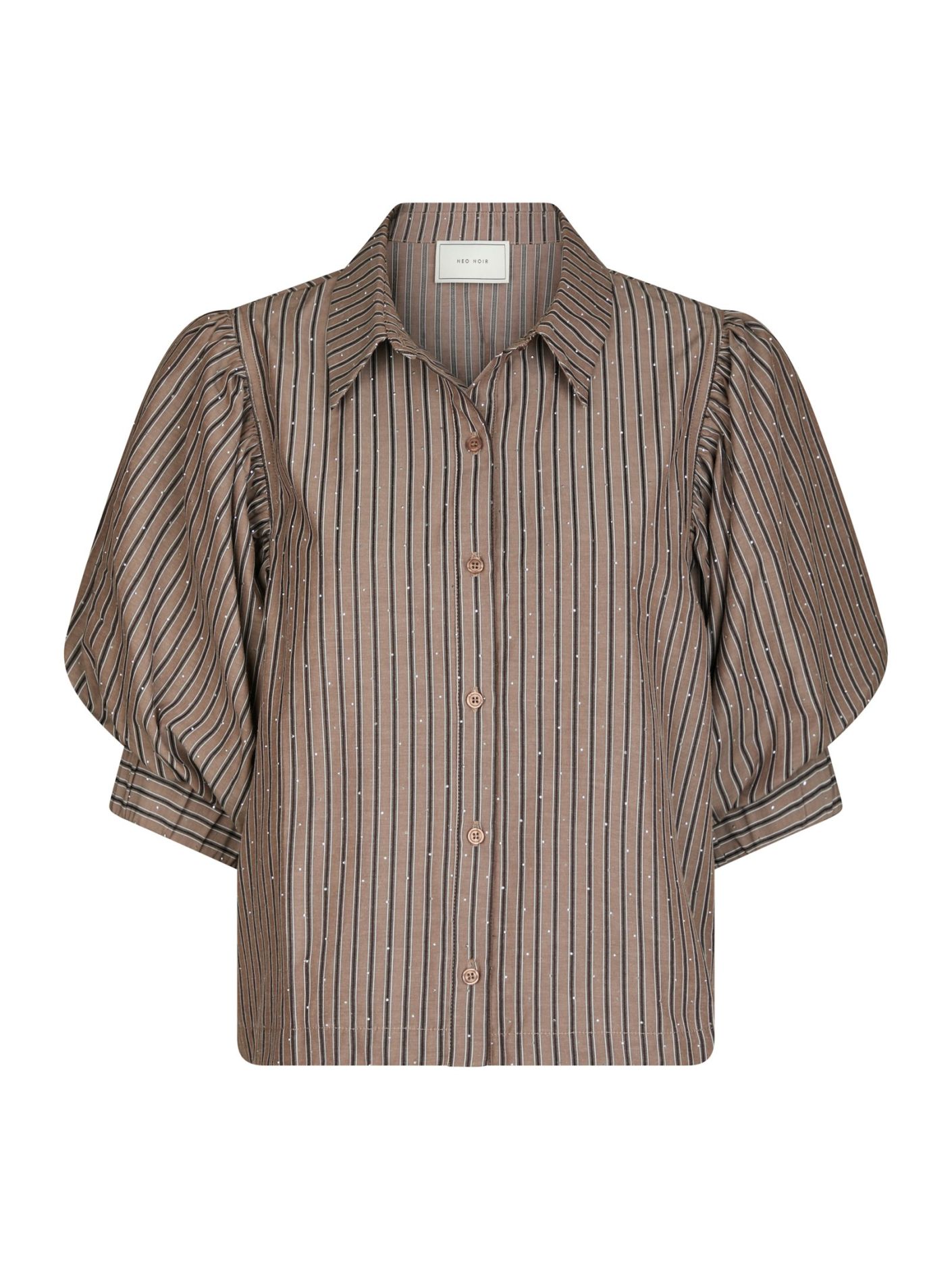 NEO NOIR SKJORTA ETTA SOFT STRIPE STONE BROWN_102590.jpg