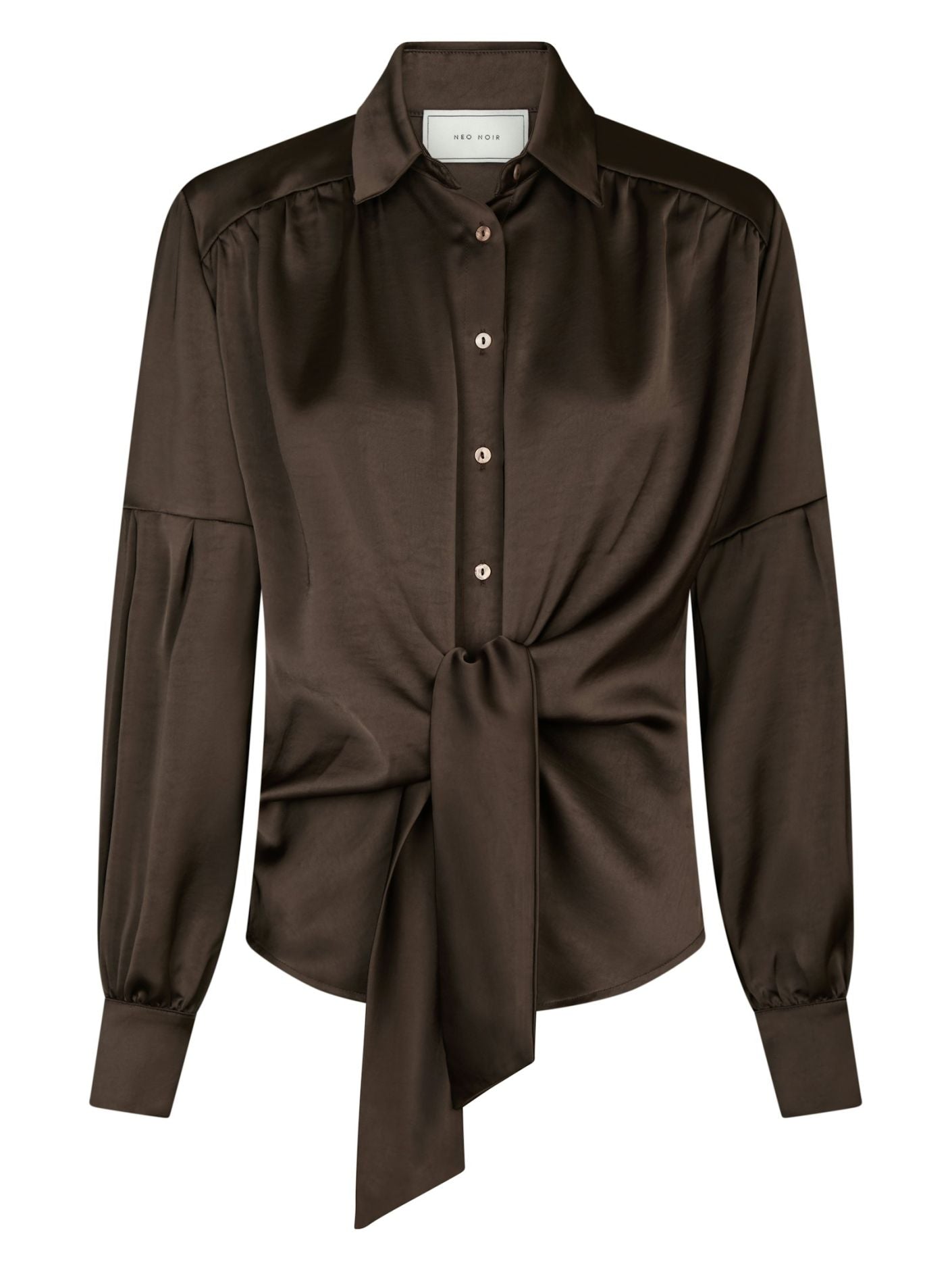 NEO NOIR SKJORTA NAJA DARK BROWN_100775.jpg