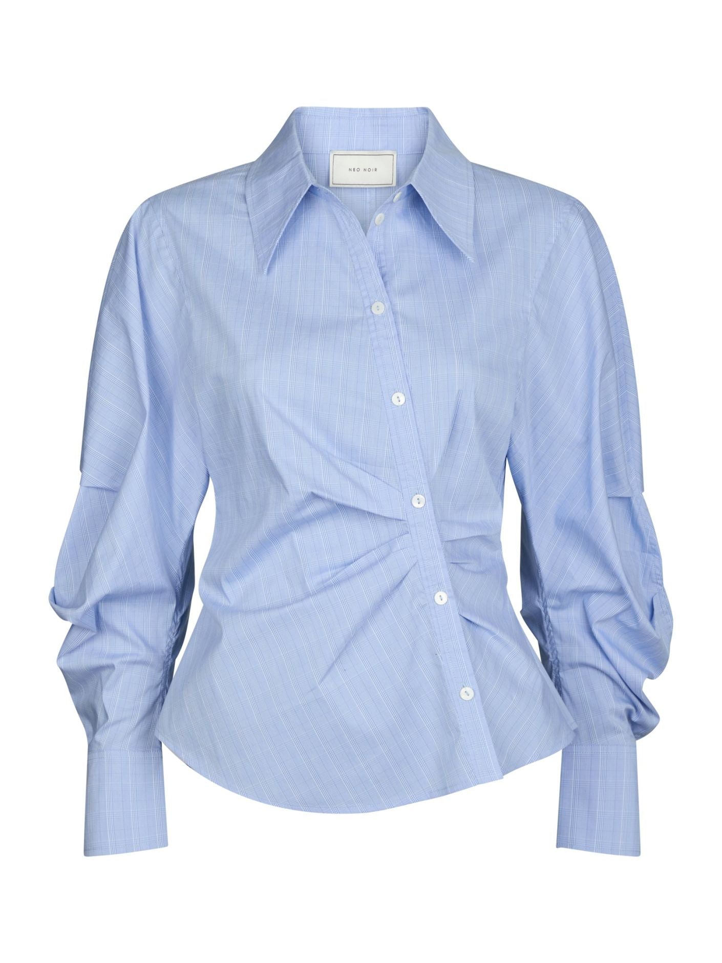 NEO NOIR SKJORTA NEOELLA FLANNEL LIGHT BLUE_99583.jpg