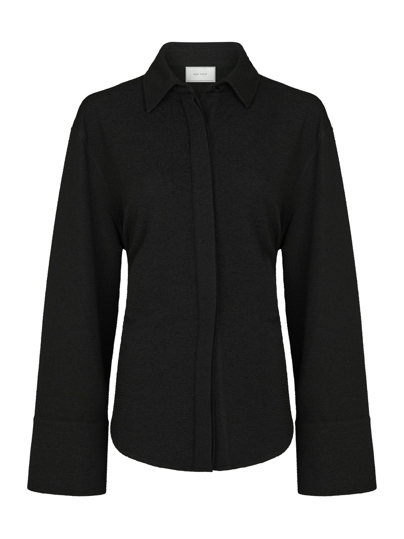 NEO NOIR SKJORTA WALDITA STRUCTURE BLACK_99626.jpg