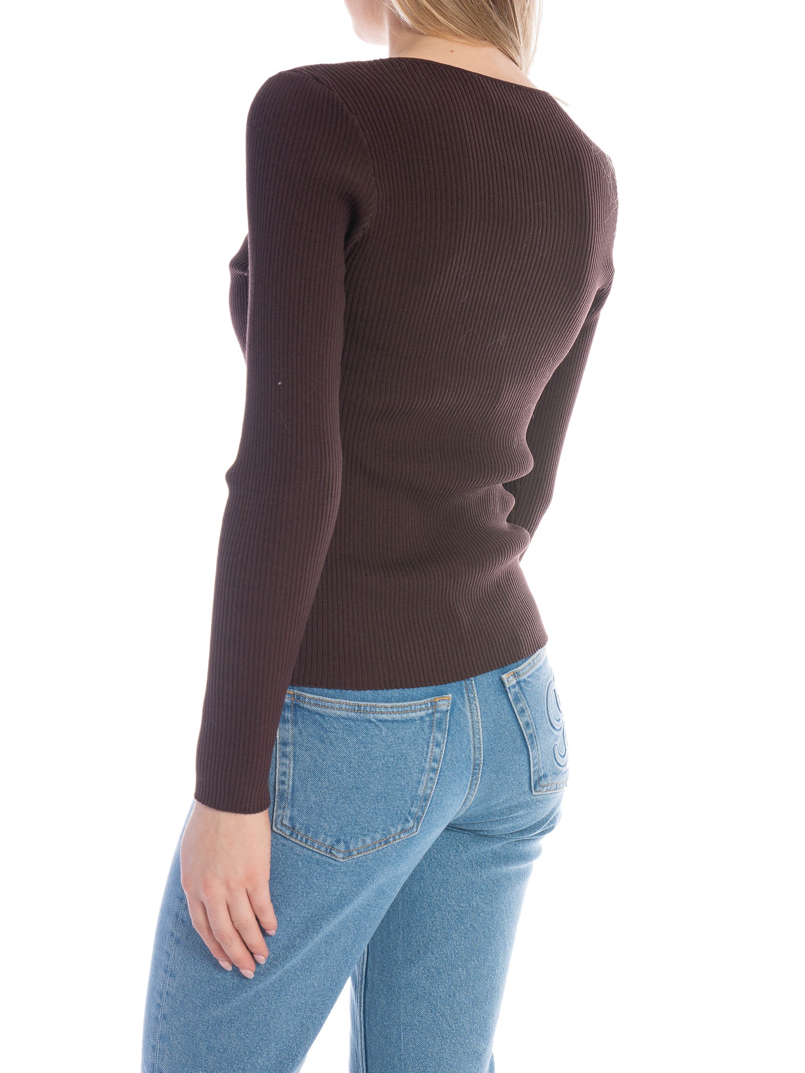 NEO NOIR TOPP CARLTON KNIT BROWN_95380.jpg