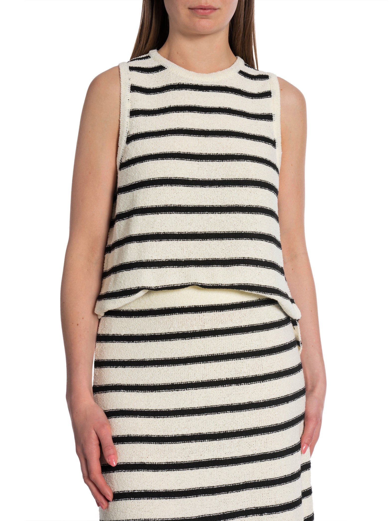 NEO NOIR TOPP CHIRA BOUCLE KNIT BLACK STRIPED_78149.jpg