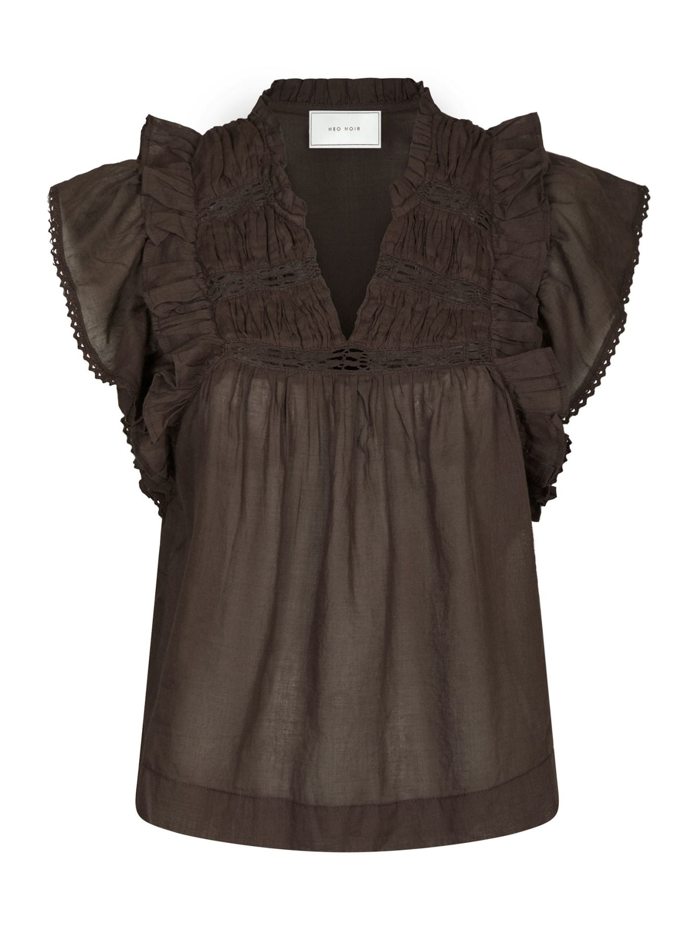 NEO NOIR TOPP JAYLA S VOILE DARK BROWN_107337.jpg