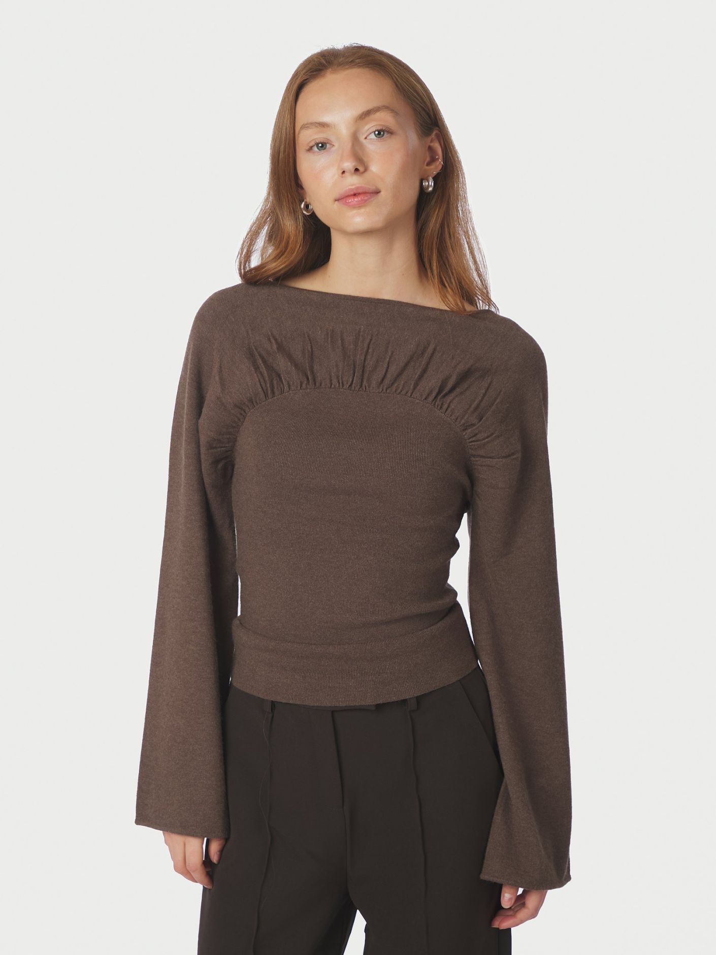 NEO NOIR TOPP KAIBA KNIT BROWN MELANGE_104564.jpg