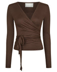 NEO NOIR TOPP NIA JERSEY WRAP CHOCOLATE_104364.jpg
