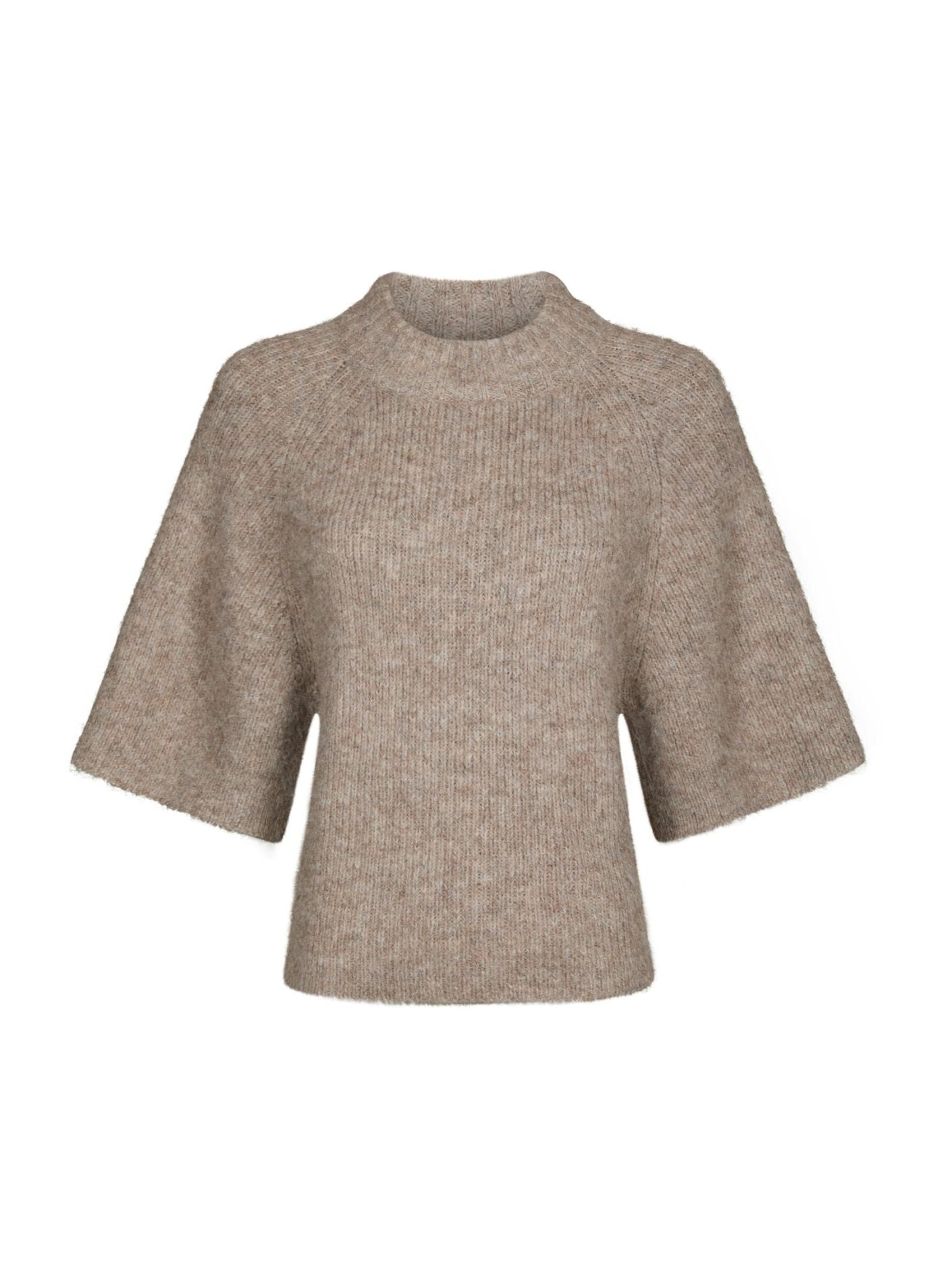NEO NOIR TRÖJA BANDI FLUFFY KNIT BEIGE MELANGE_112566.jpg