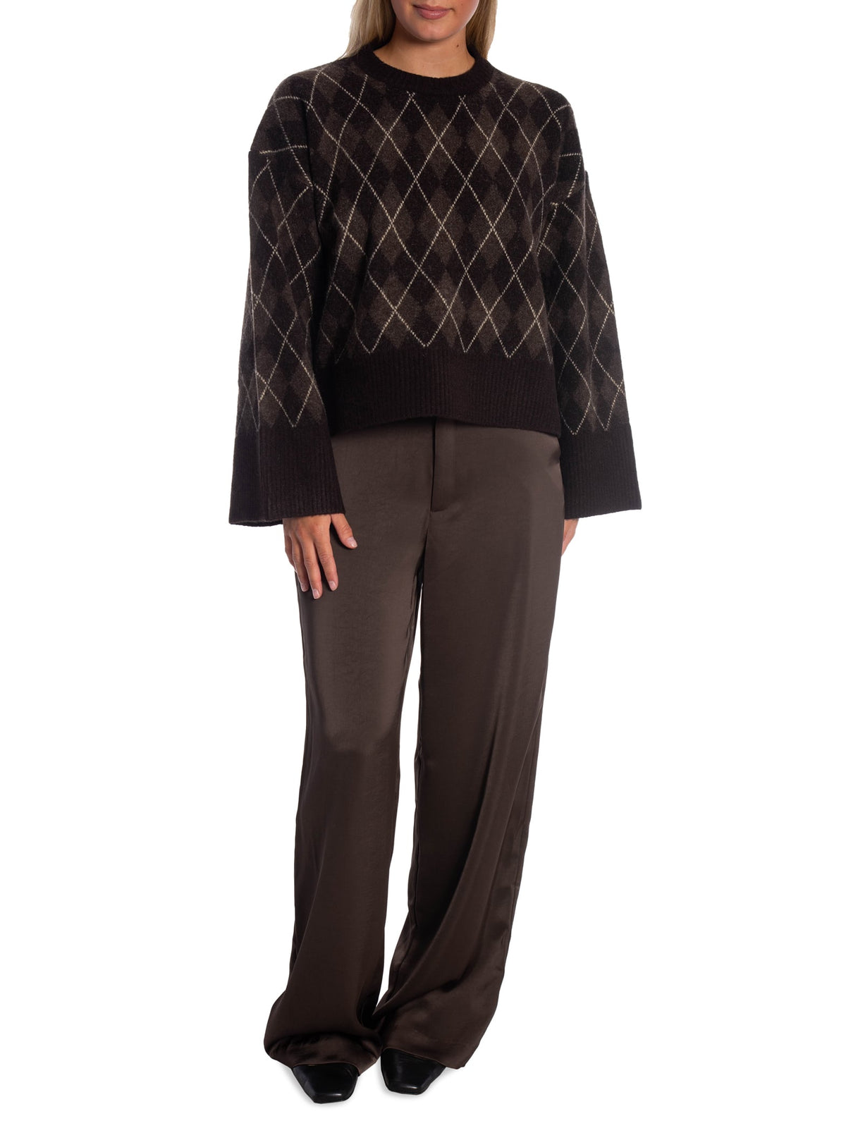 NEO NOIR TRÖJA KICK CHECK DARK BROWN_113152.jpg