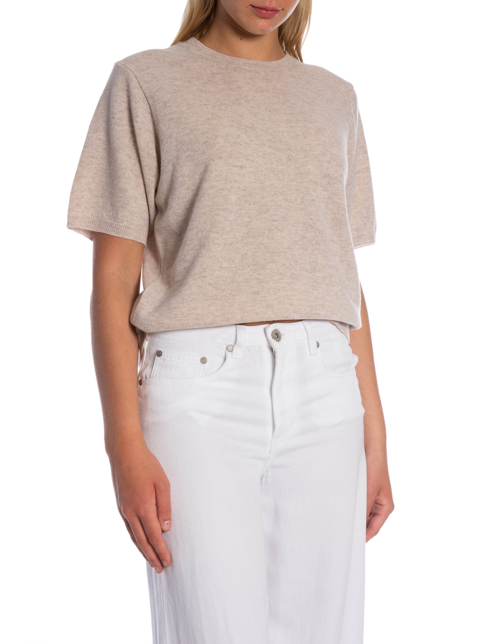 NEO NOIR TRÖJA MISSY KNIT TEE SAND MELANGE_90191.jpg