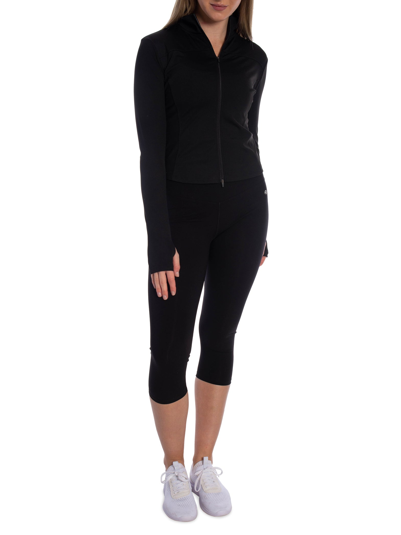 NEO NOIR TRÖJA NOLANA ZIP BLACK_110001.jpg
