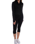 NEO NOIR TRÖJA NOLANA ZIP BLACK_110001.jpg