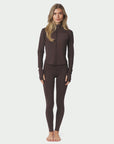 NEO NOIR TRÖJA NOLANA ZIP CHOCOLATE BROWN_104756.jpg