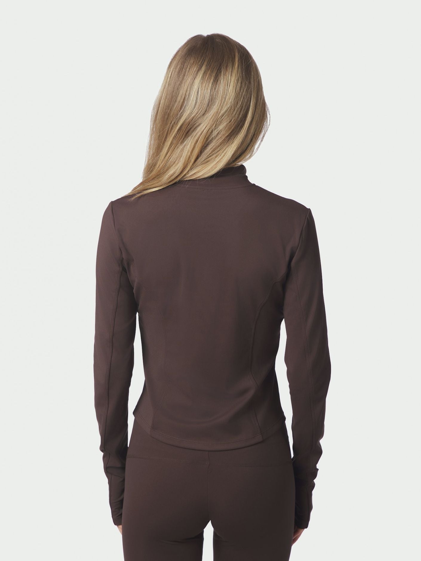 NEO NOIR TRÖJA NOLANA ZIP CHOCOLATE BROWN_104757.jpg