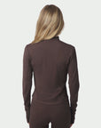 NEO NOIR TRÖJA NOLANA ZIP CHOCOLATE BROWN_104757.jpg