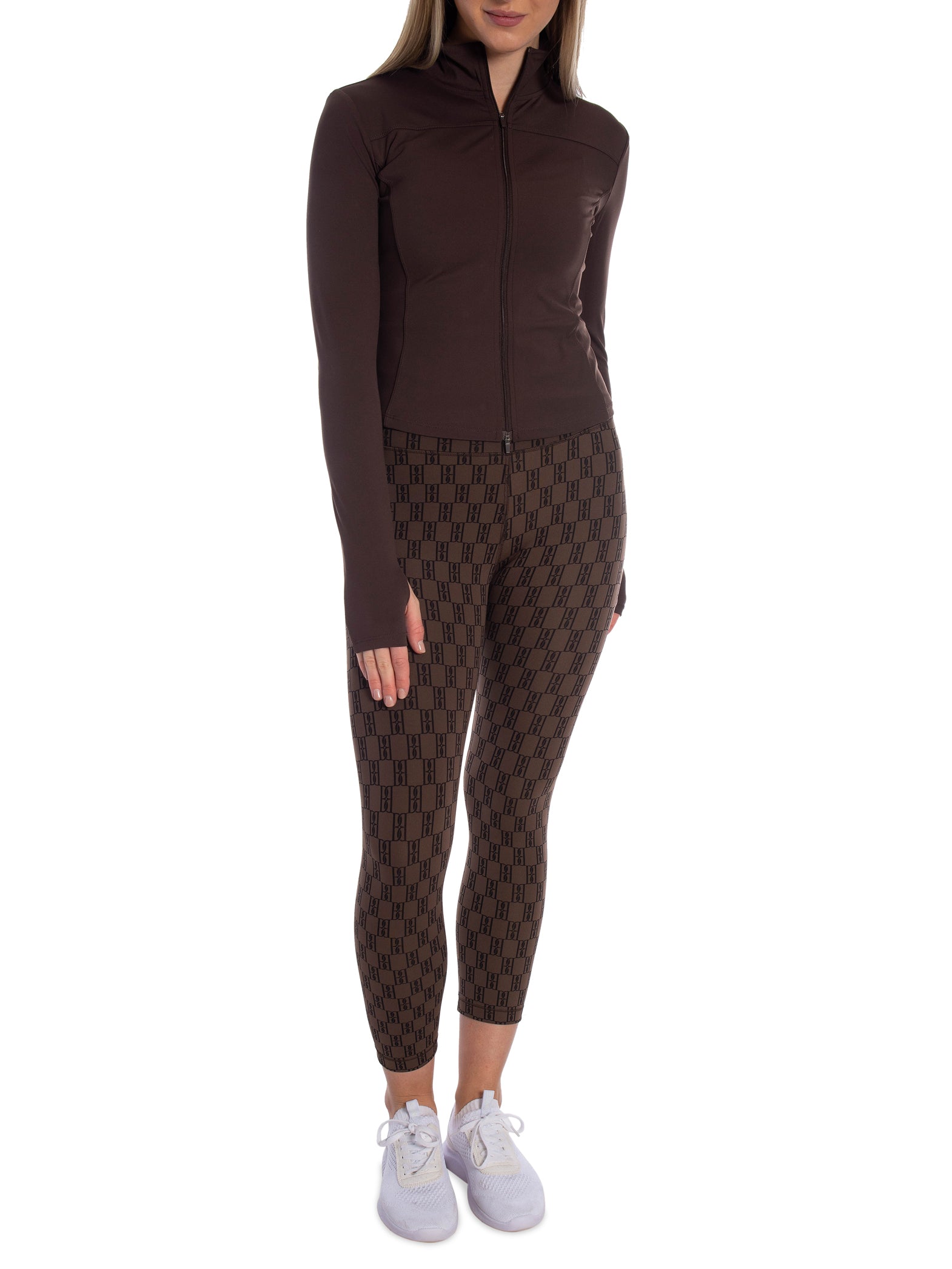NEO NOIR TRÖJA NOLANA ZIP CHOCOLATE BROWN_110004.jpg