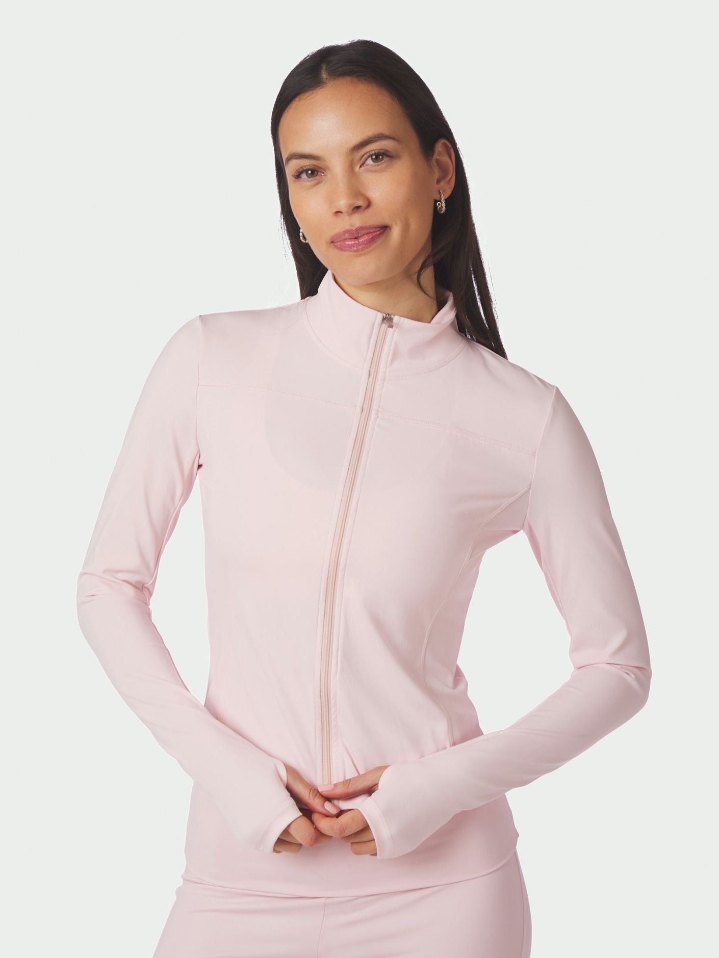 NEO NOIR TRÖJA NOLANA ZIP LIGHT PINK_110646.jpg