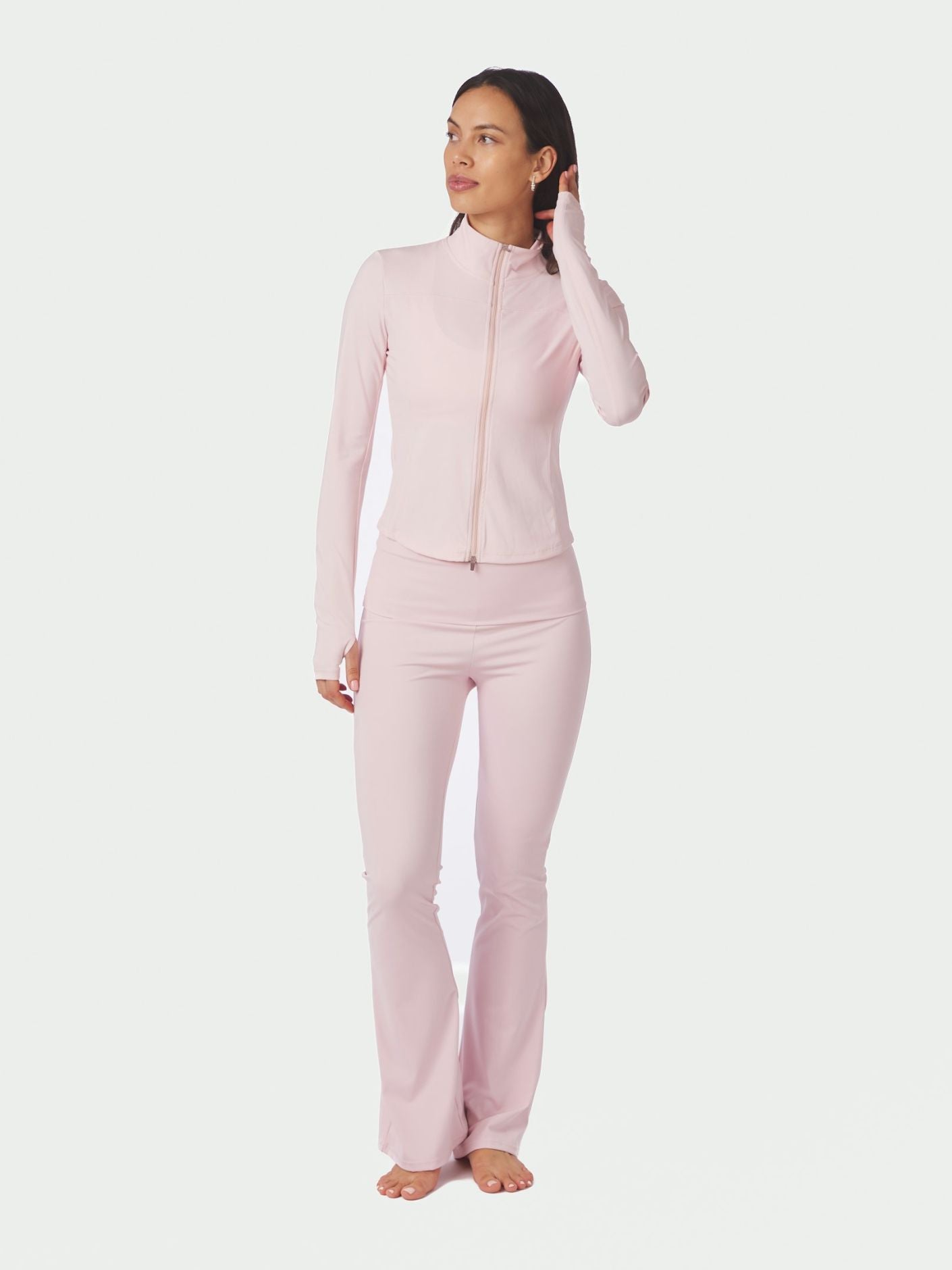 NEO NOIR TRÖJA NOLANA ZIP LIGHT PINK_110650.jpg