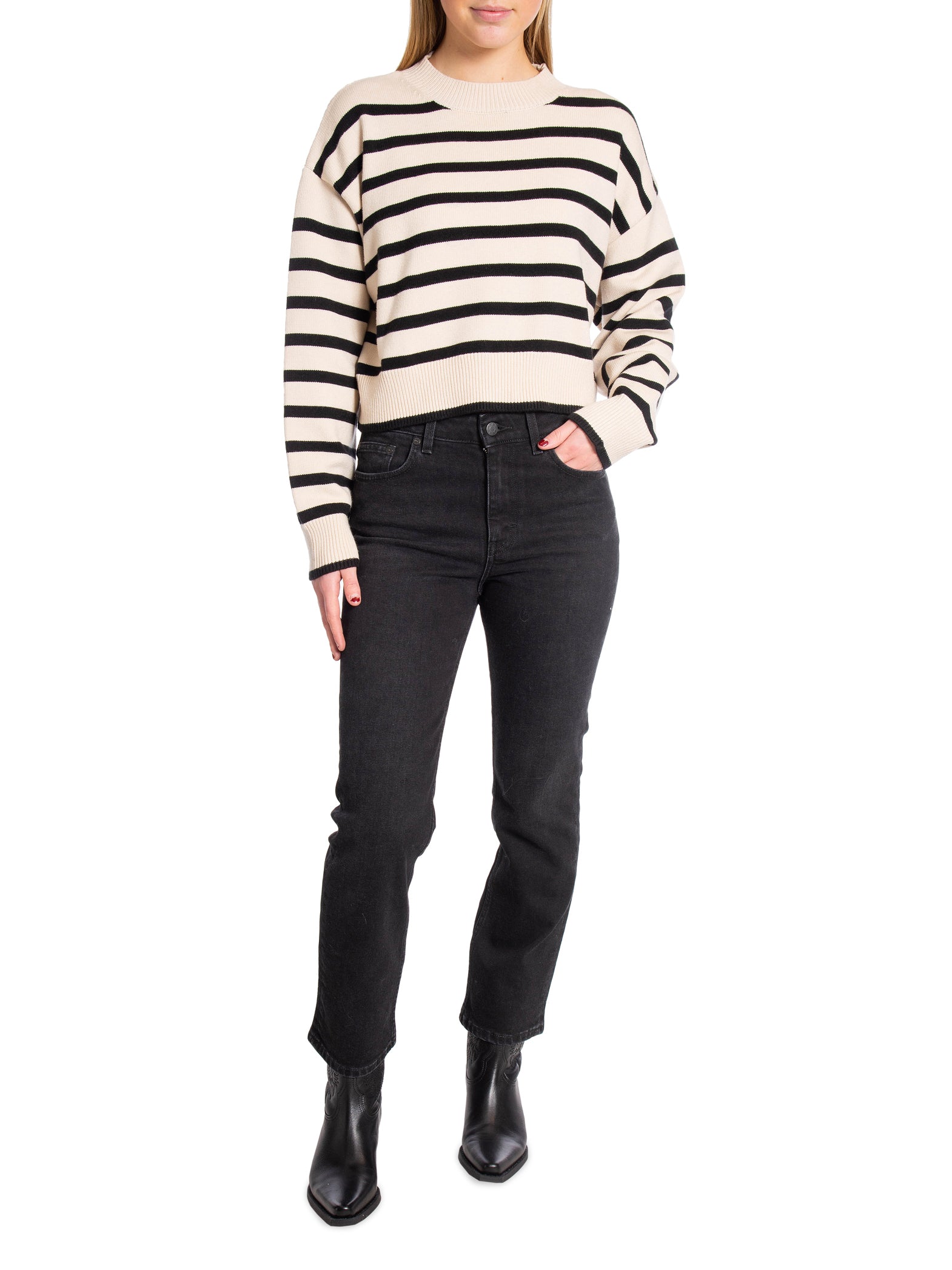 NEO NOIR TRÖJA REBEKKA STRIPE SAND_83478.jpg
