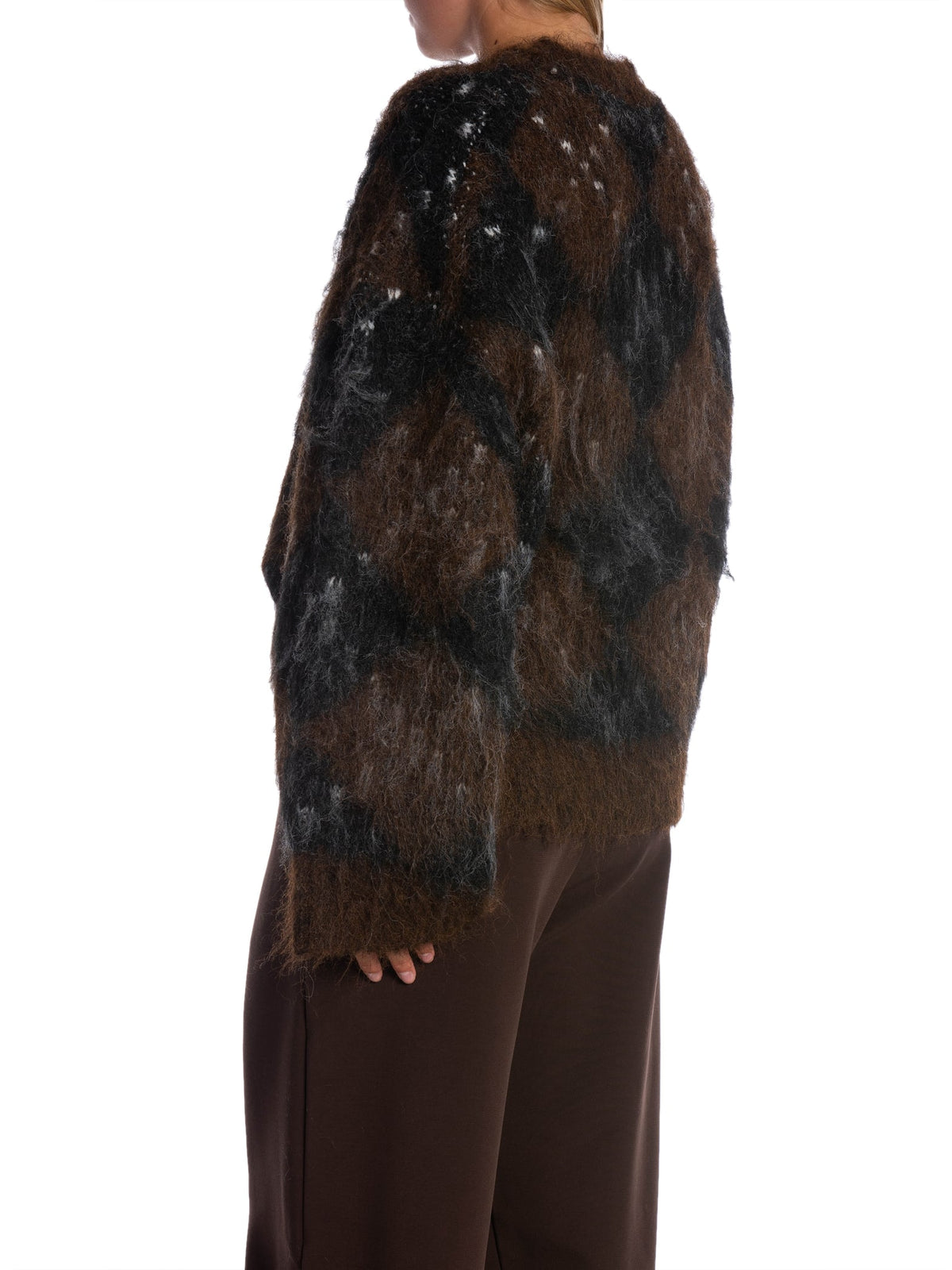 NEO NOIR TRÖJA ROEME CHECK DARK BROWN_113147.jpg