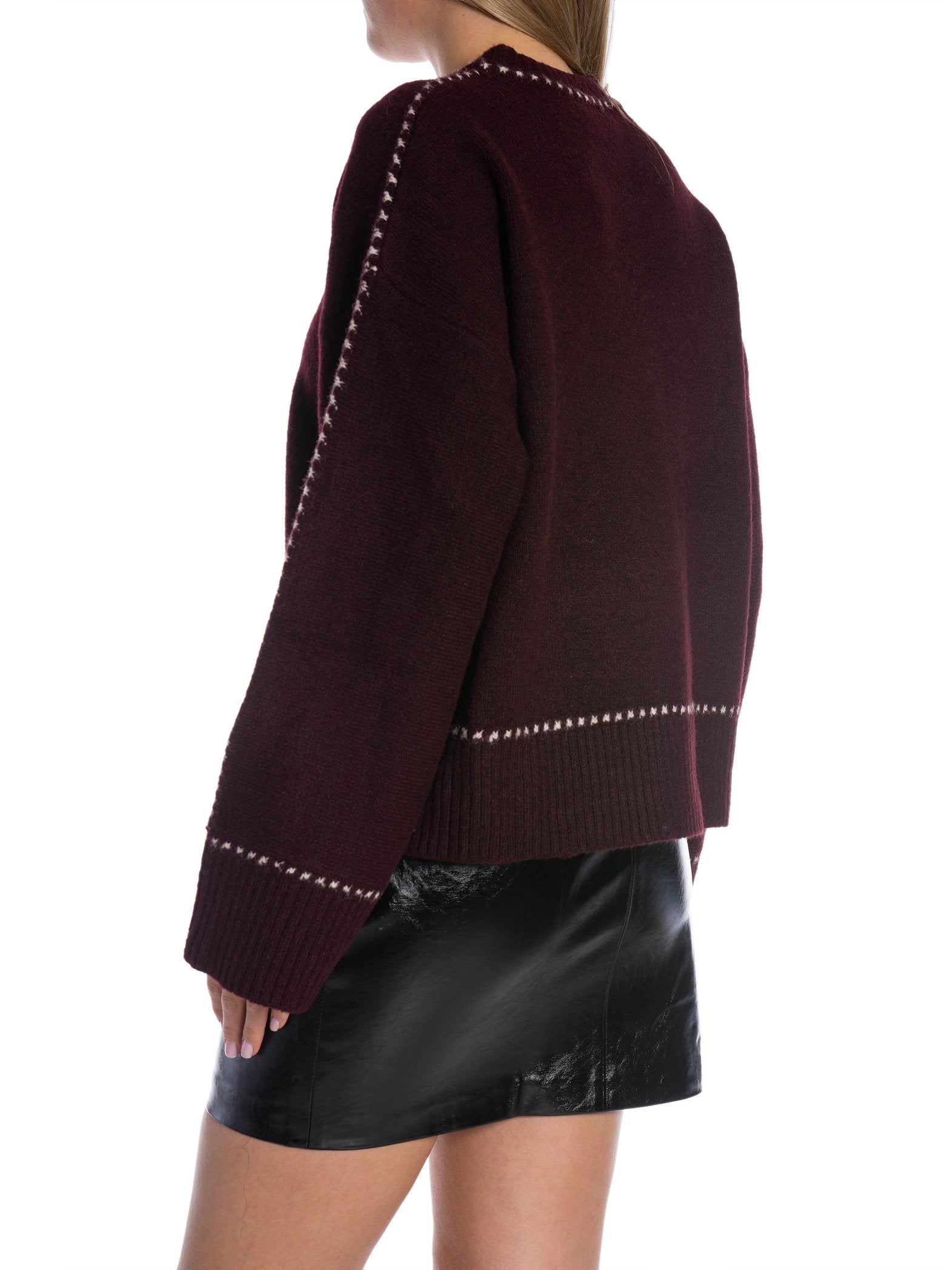 NEO NOIR TRÖJA ROEME STITCH WINE_104504.jpg