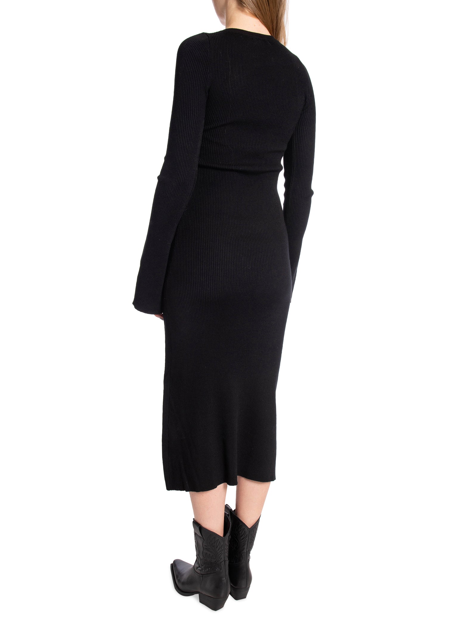 NORR KLÄNNING SHERRY FLARED KNIT BLACK_83415.jpg
