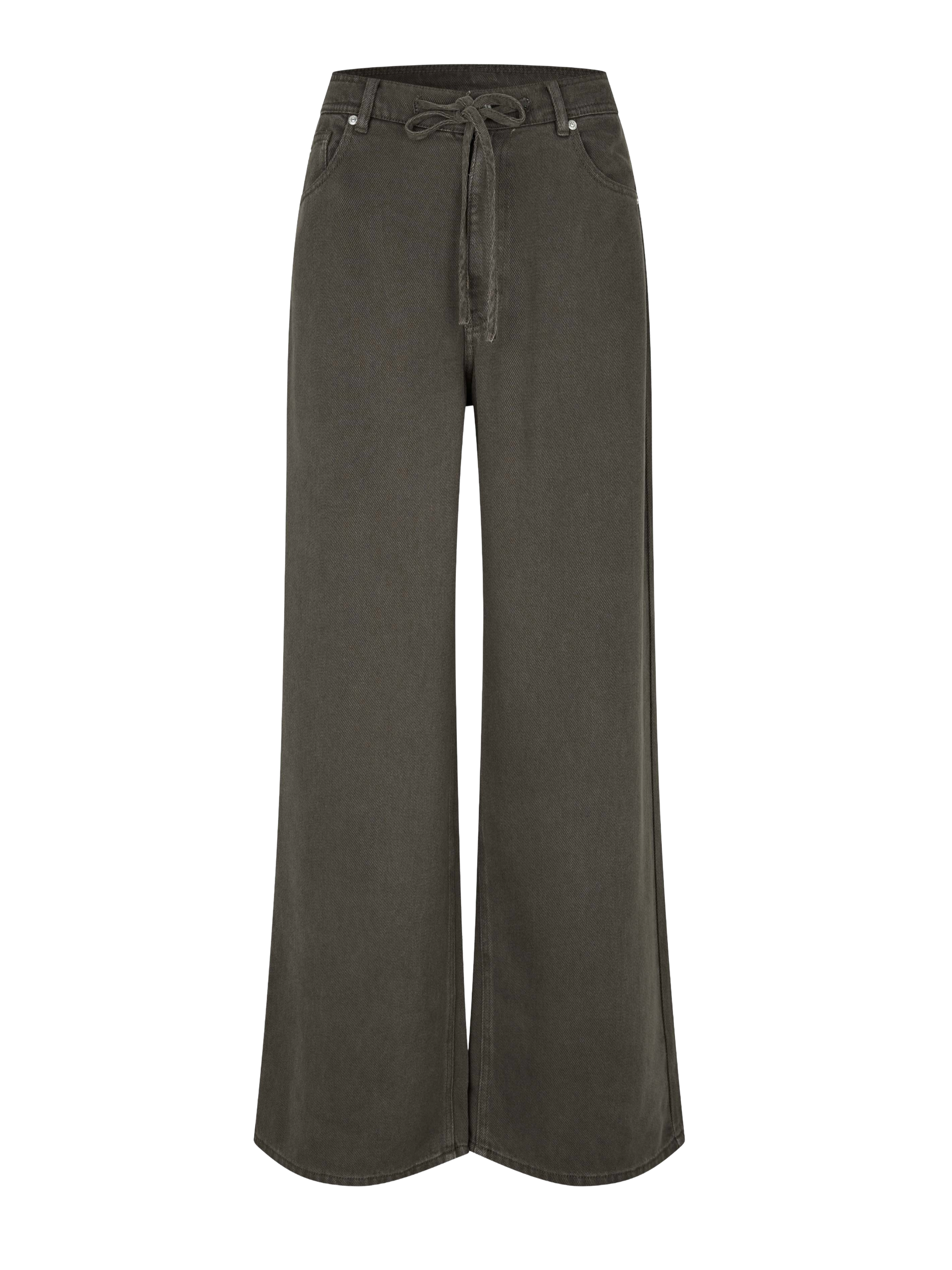 SECOND FEMALE JEANS IRVEN BLACK OLIVE_112830.jpg