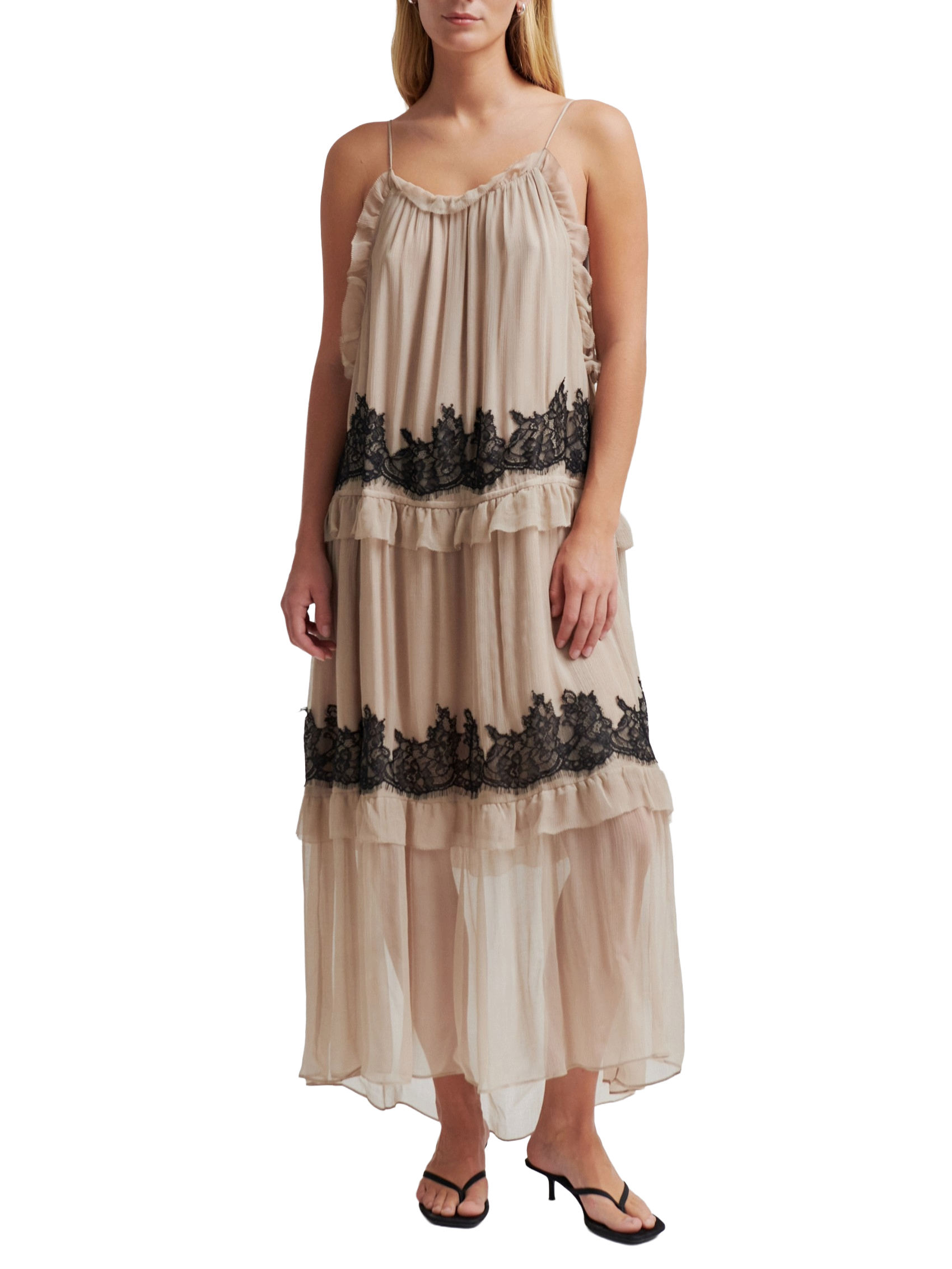 SECOND FEMALE KLÄNNING LYNDA MAXI PLAZA TAUPE_110164.jpg