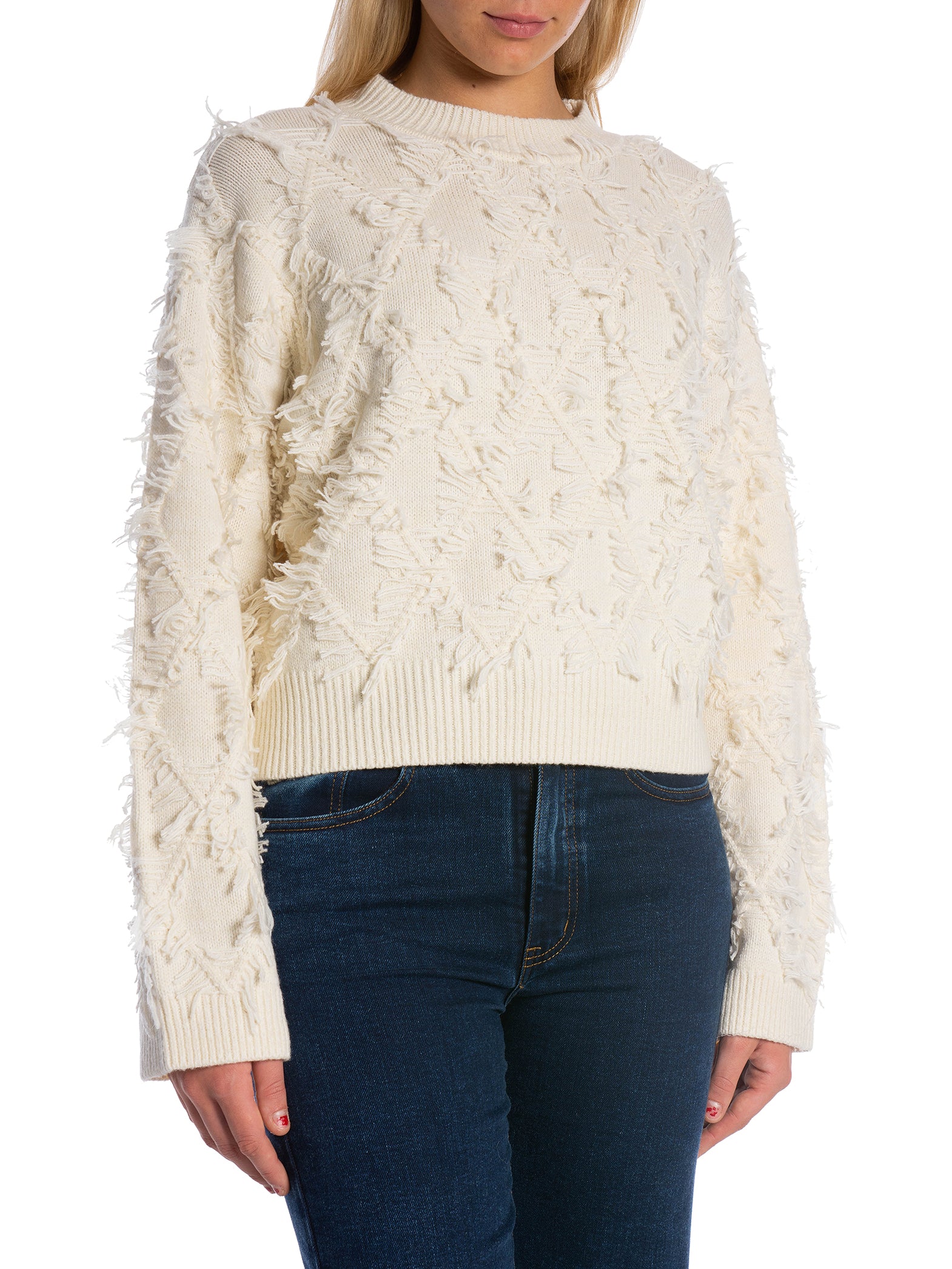SECOND FEMALE TRÖJA CARLI KNIT O-NECK EGGNOG_91104.jpg