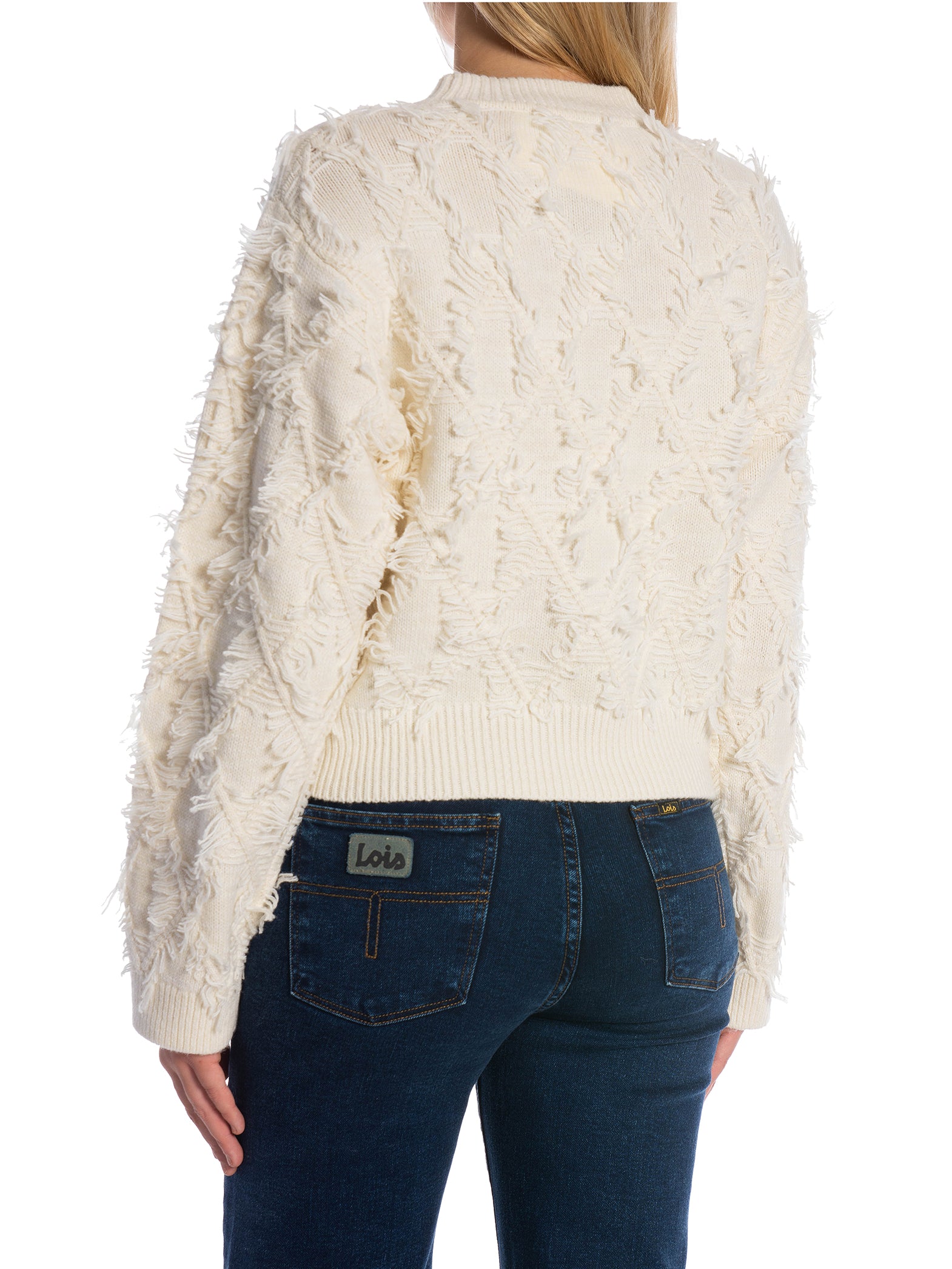 SECOND FEMALE TRÖJA CARLI KNIT O-NECK EGGNOG_91105.jpg