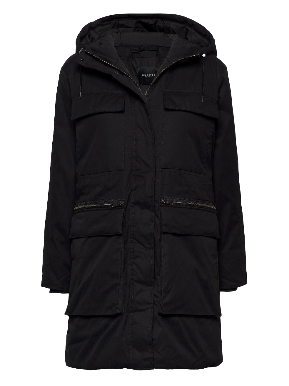 SELECTED FEMME JACKA OLIVIA PARKA BLACK_87649.jpg