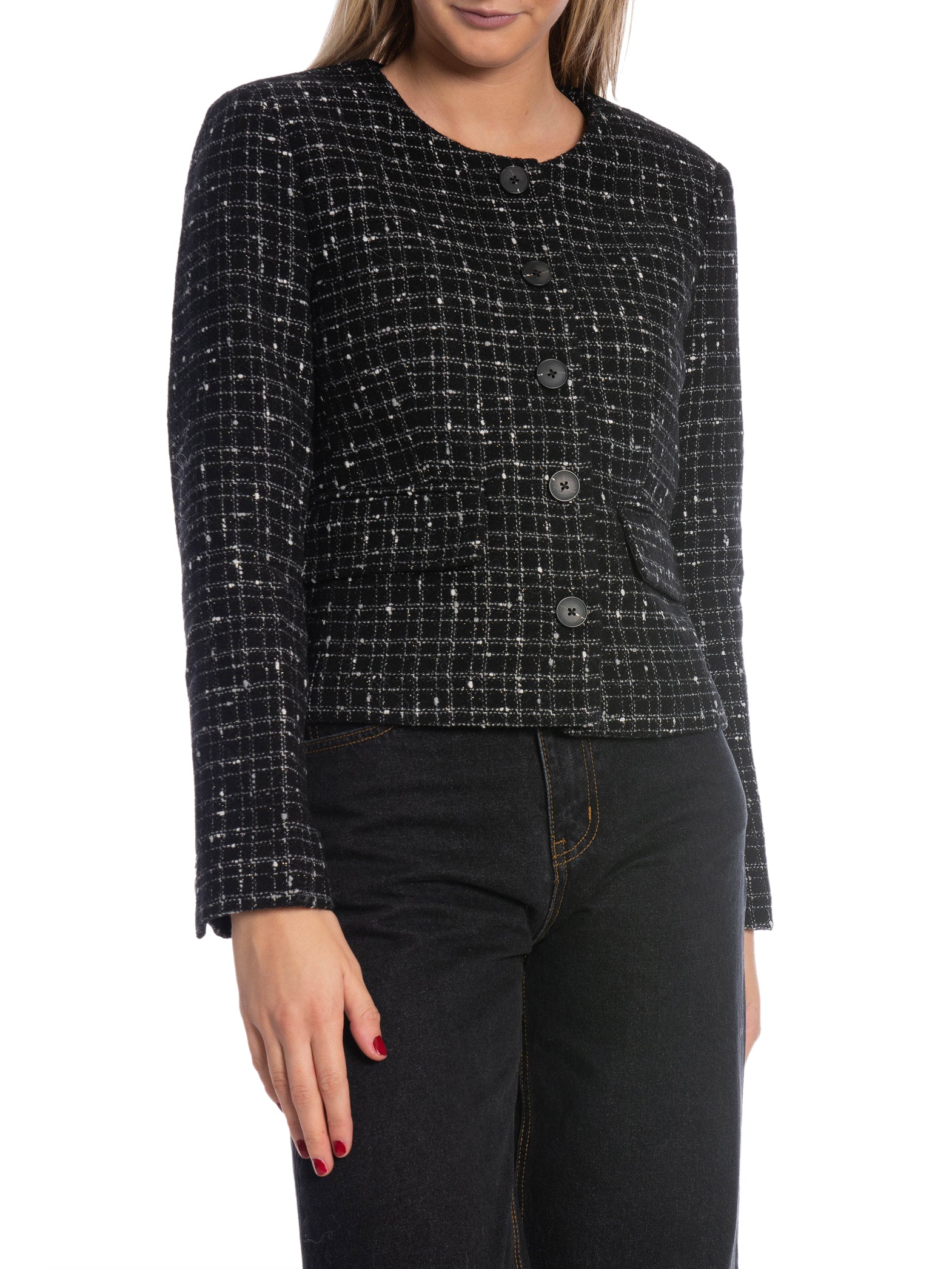 SELECTED FEMME JACKA WILMA SHORT BLACK_93590.jpg