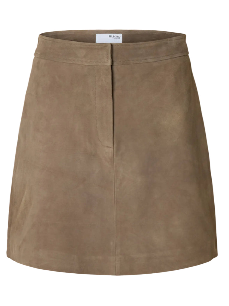 SELECTED FEMME KJOL KAYA SUEDE FUNGI_104449.jpg