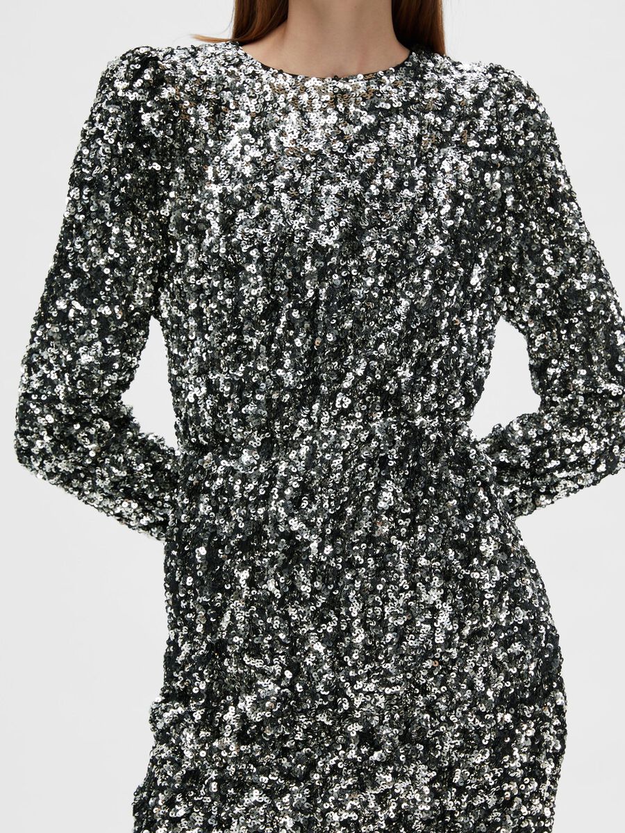 SELECTED FEMME KLÄNNING COLYN LS SHORT SEQUINS SILVER_82395.jpg