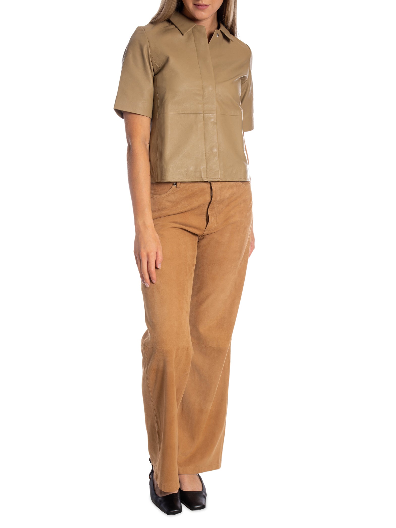 SELECTED FEMME SKINNSKJORTA LEA KELP_111245.jpg