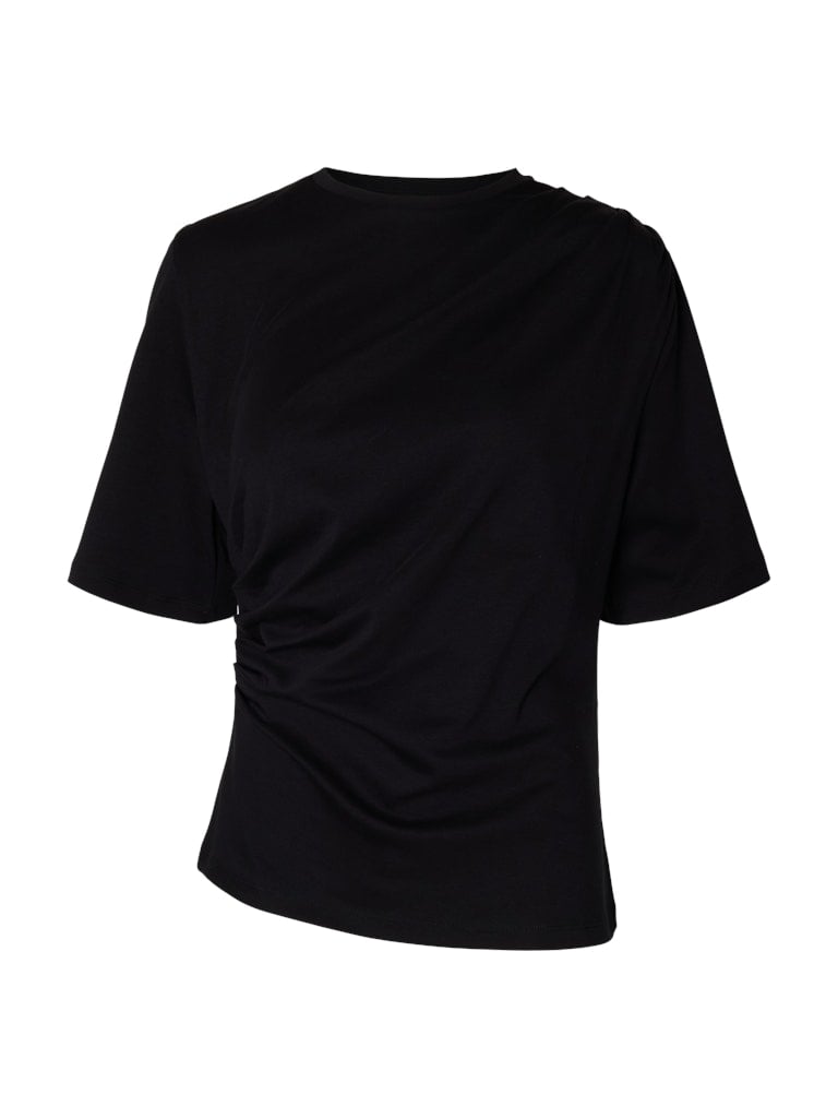SELECTED FEMME TOPP OLINE LIGHT TWIST BLACK_113295.jpg