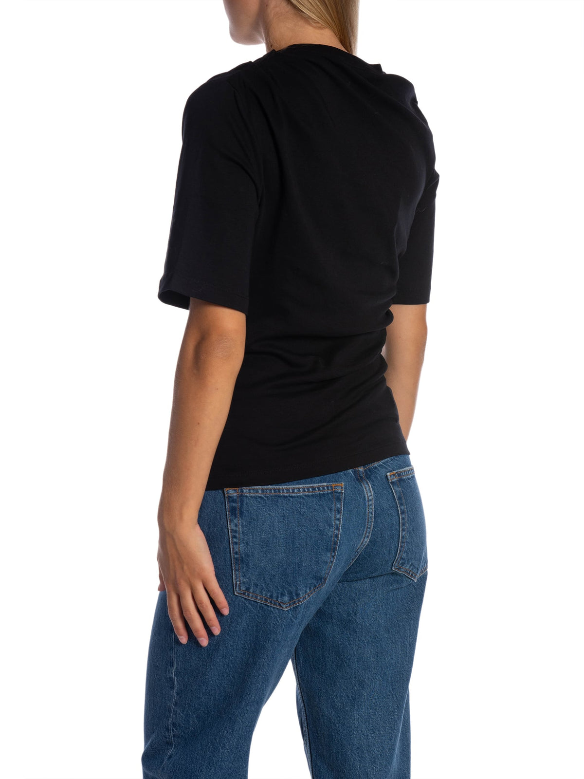 SELECTED FEMME TOPP OLINE LIGHT TWIST BLACK_113662.jpg
