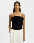 SELECTED FEMME TOPP VINELLE PLEATED BLACK_109040.jpg