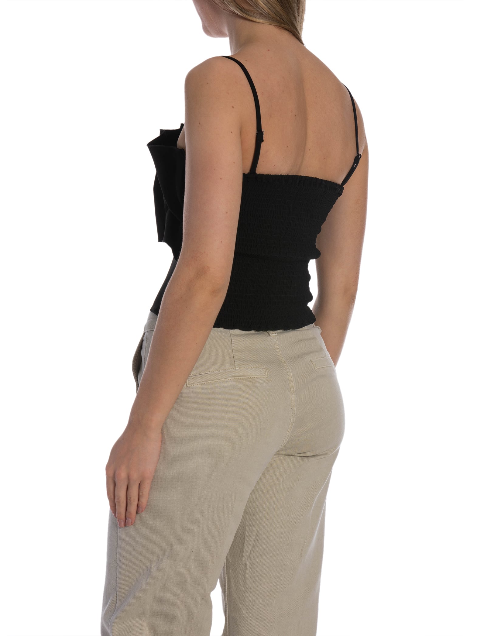 SELECTED FEMME TOPP VINELLE PLEATED BLACK_109817.jpg