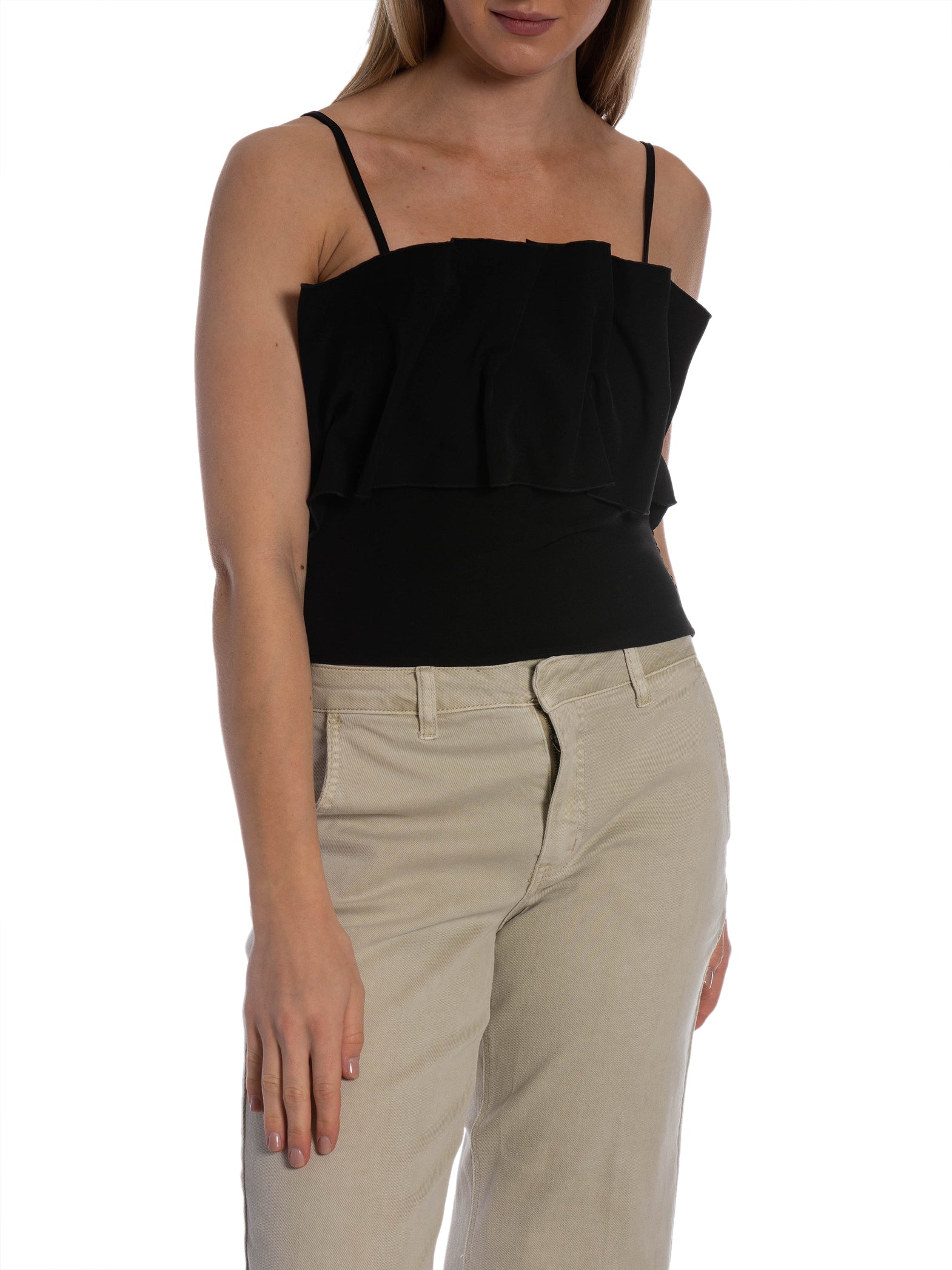 SELECTED FEMME TOPP VINELLE PLEATED BLACK_109818.jpg