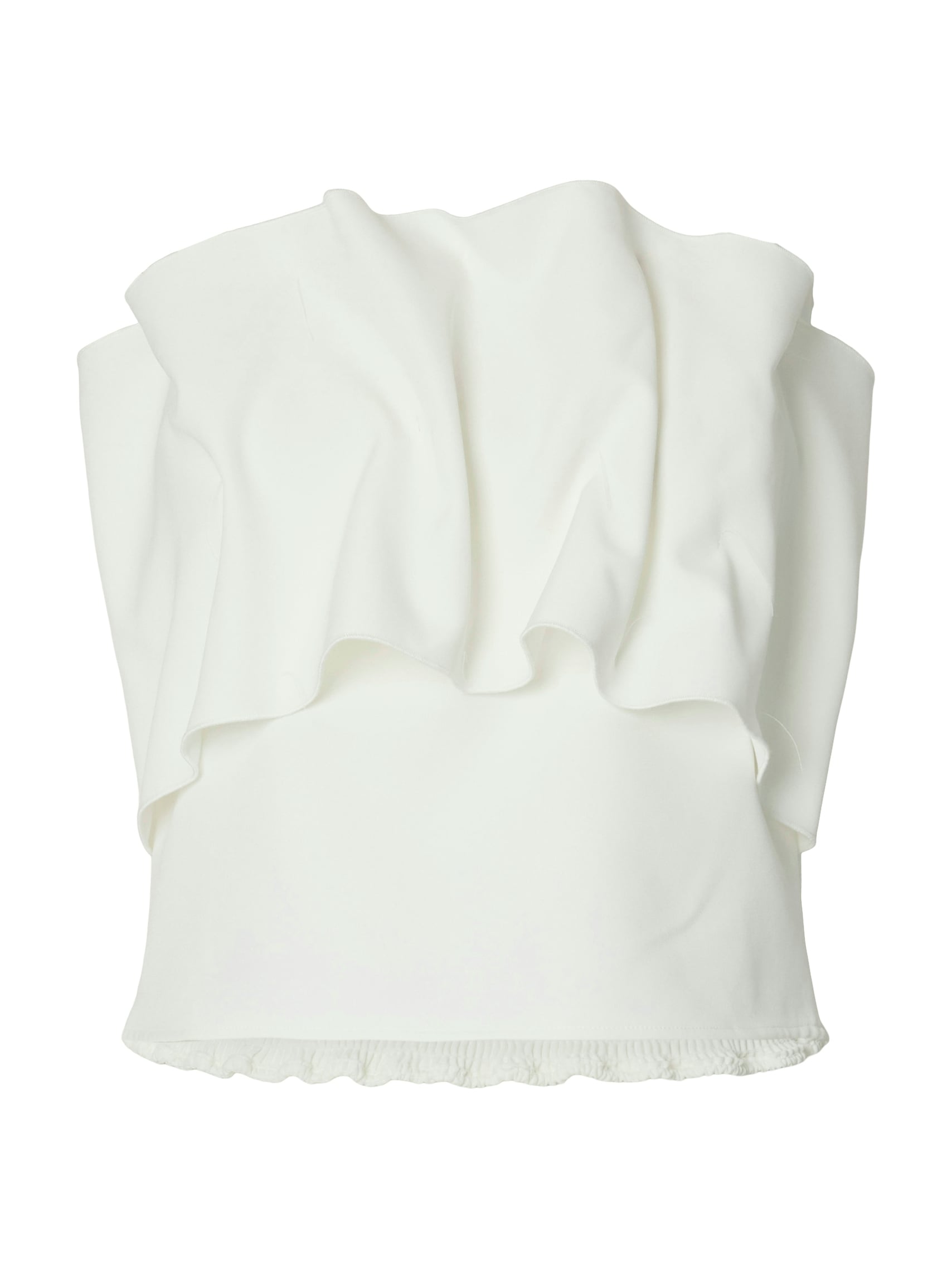 SELECTED FEMME TOPP VINELLE PLEATED SNOW WHITE_109037.jpg