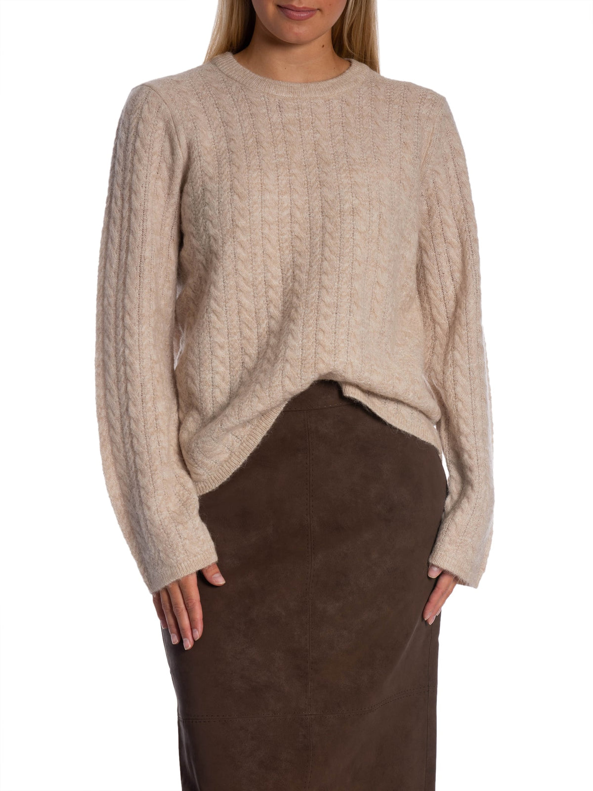 SELECTED FEMME TRÖJA LULU NEW BIRCH MELANGE_113636.jpg